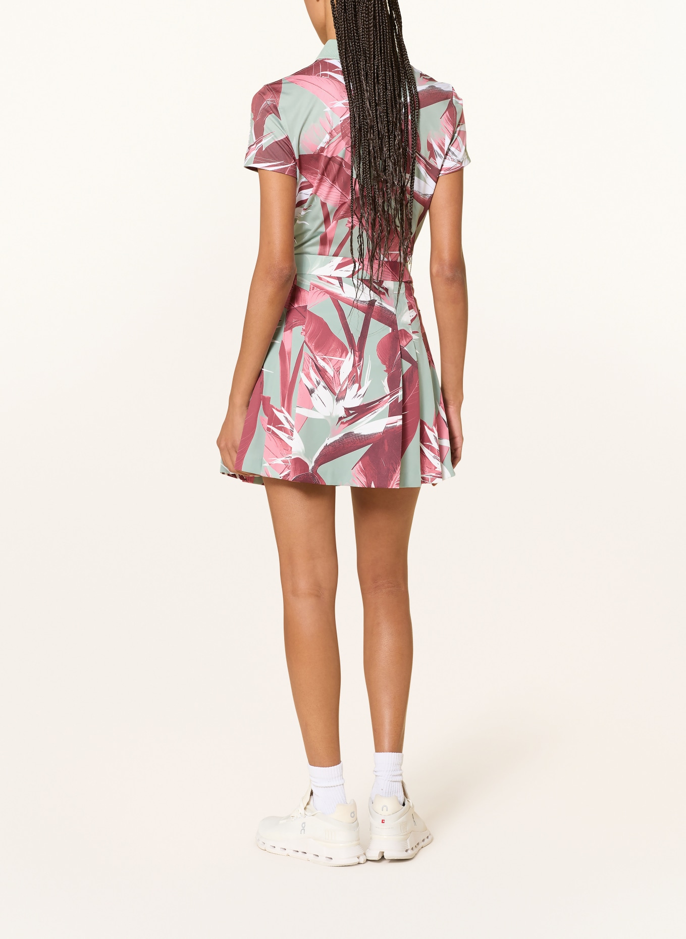 J.LINDEBERG Golfrock: MINT / ROT