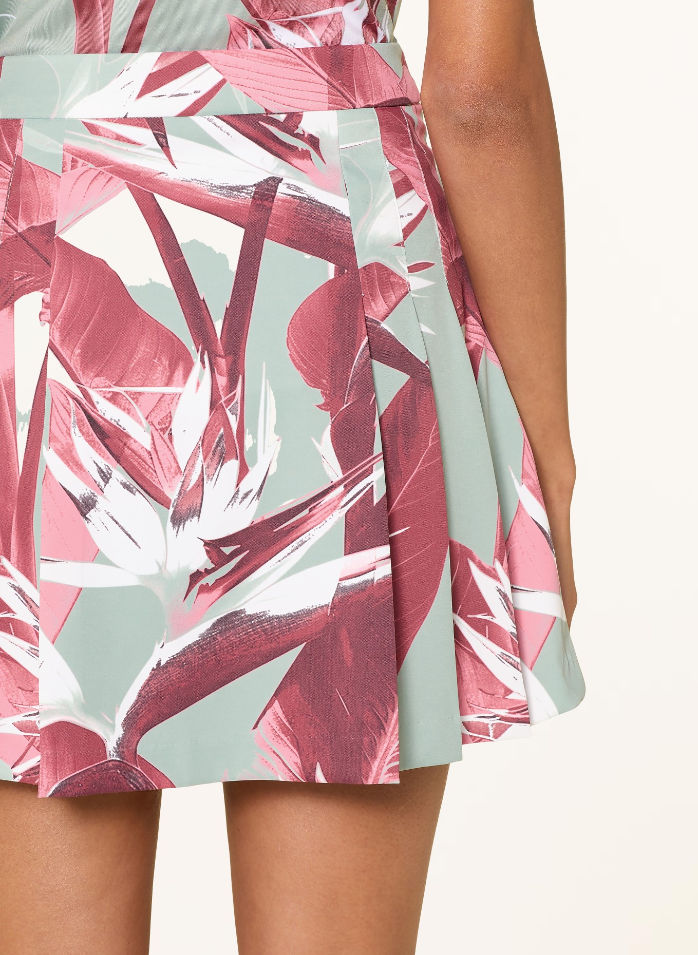 J.LINDEBERG Golfrock: MINT / ROT