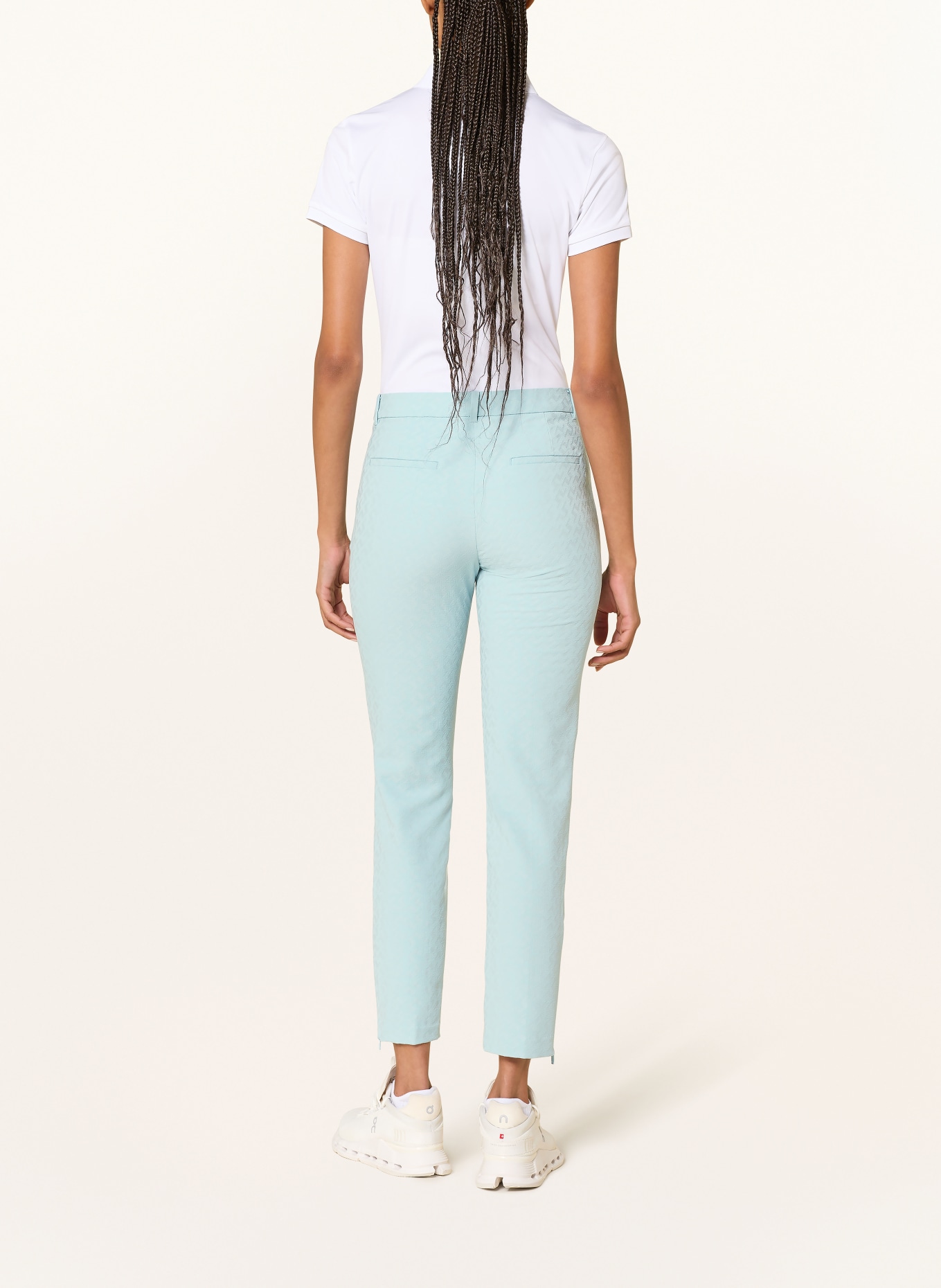 J.LINDEBERG golfové kalhoty: TYRKYSOVÁ