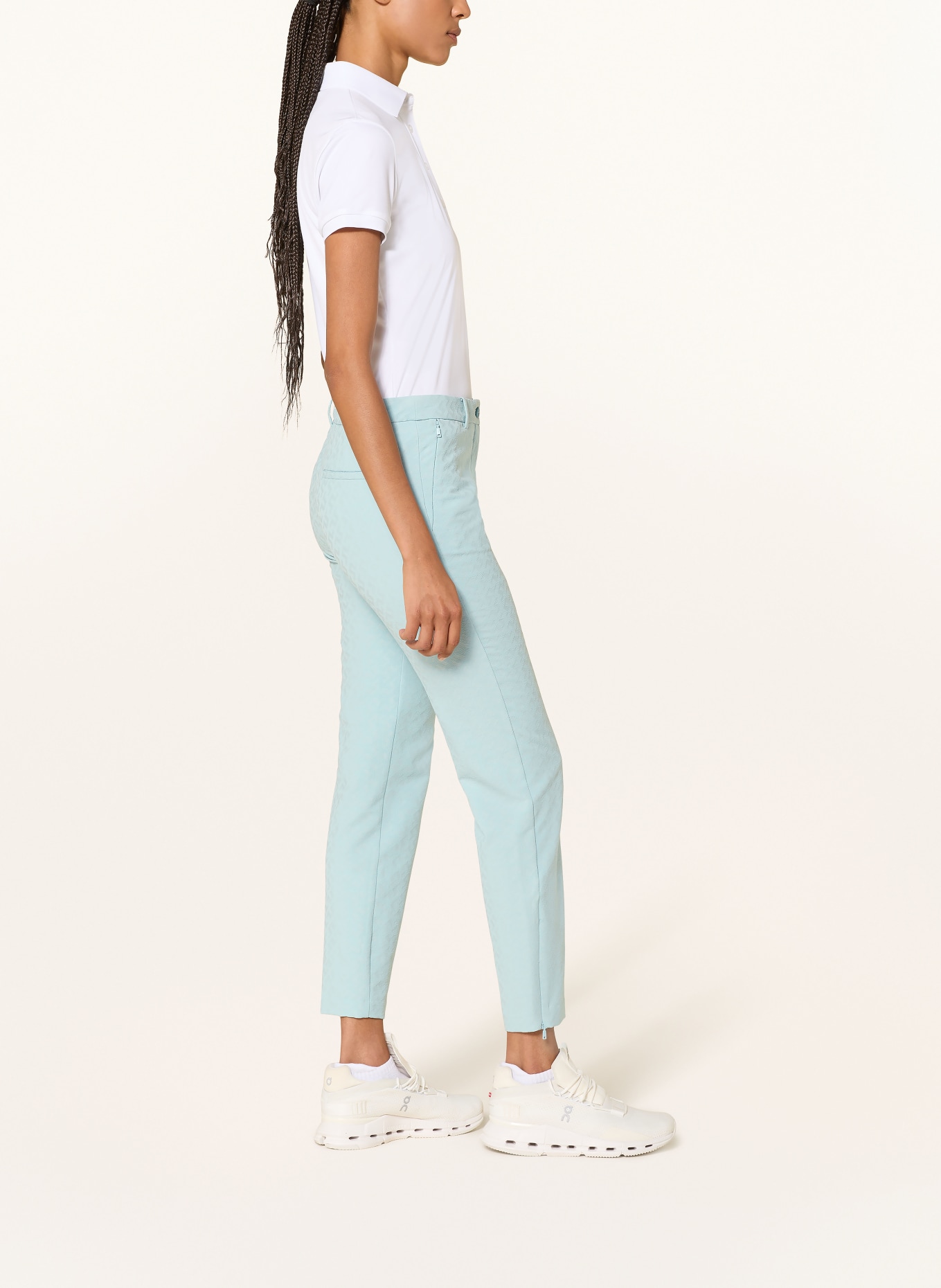 J.LINDEBERG golfové kalhoty: TYRKYSOVÁ