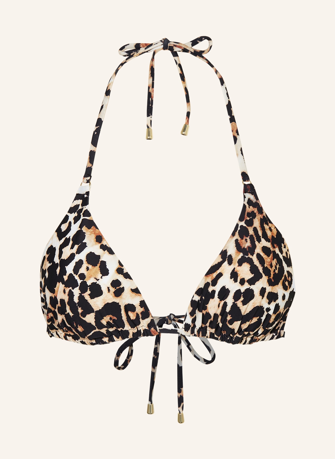 darling harbour Trójkątny stanik bikini: 19 SCHWARZ-BEIGE