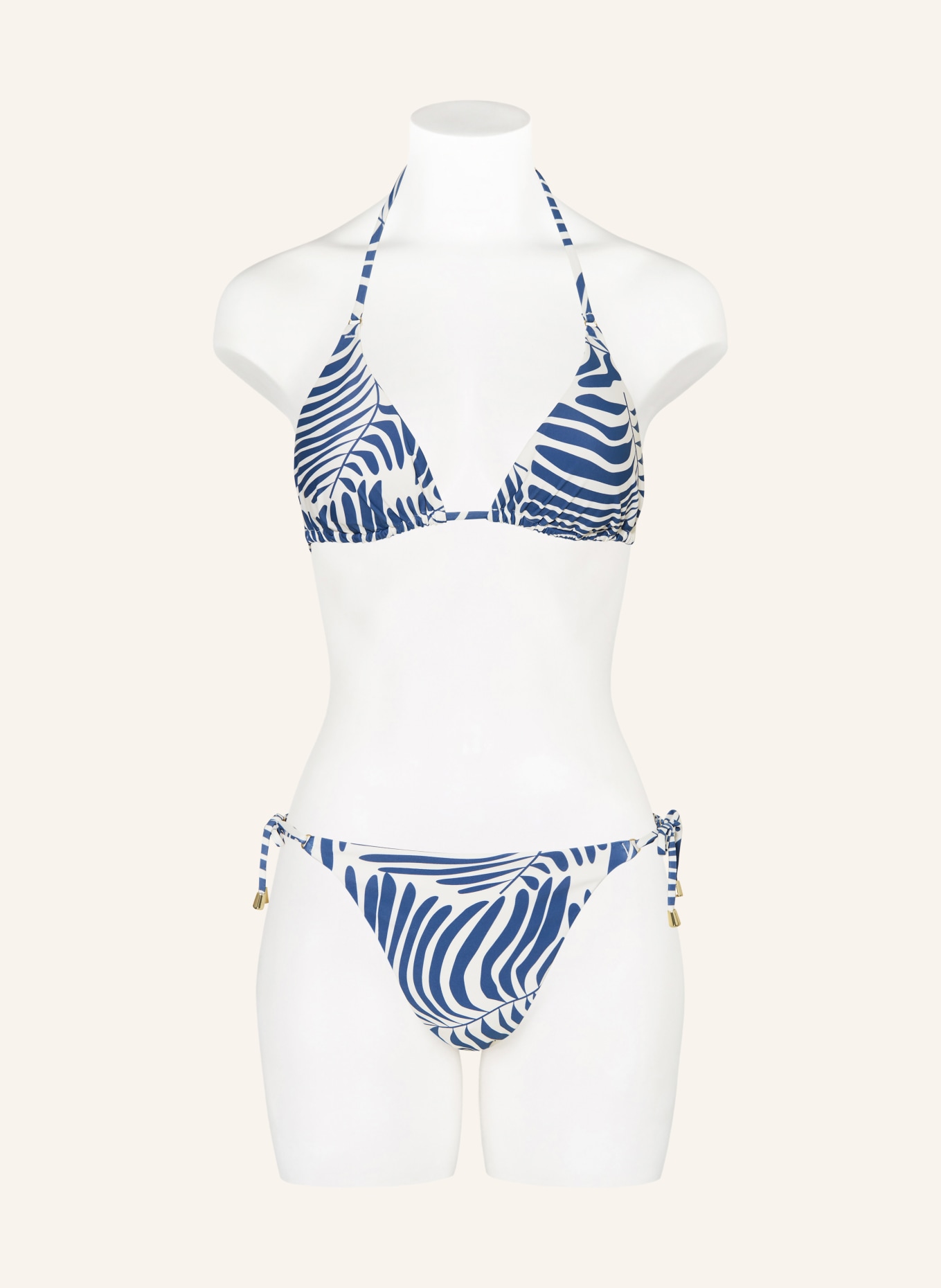 darling harbour Triangle bikini bottoms: 59 SMOKED BLUE