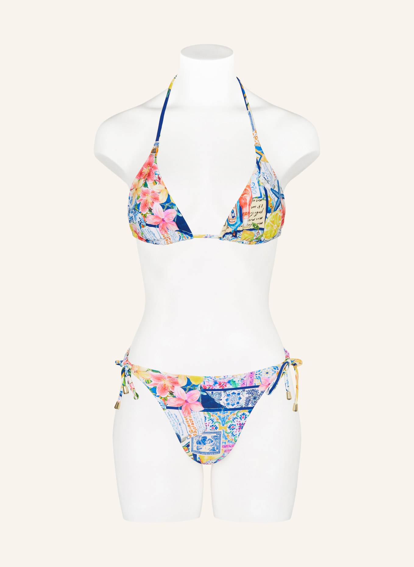 darling harbour Triangle bikini bottoms: 54 BLAUGELB