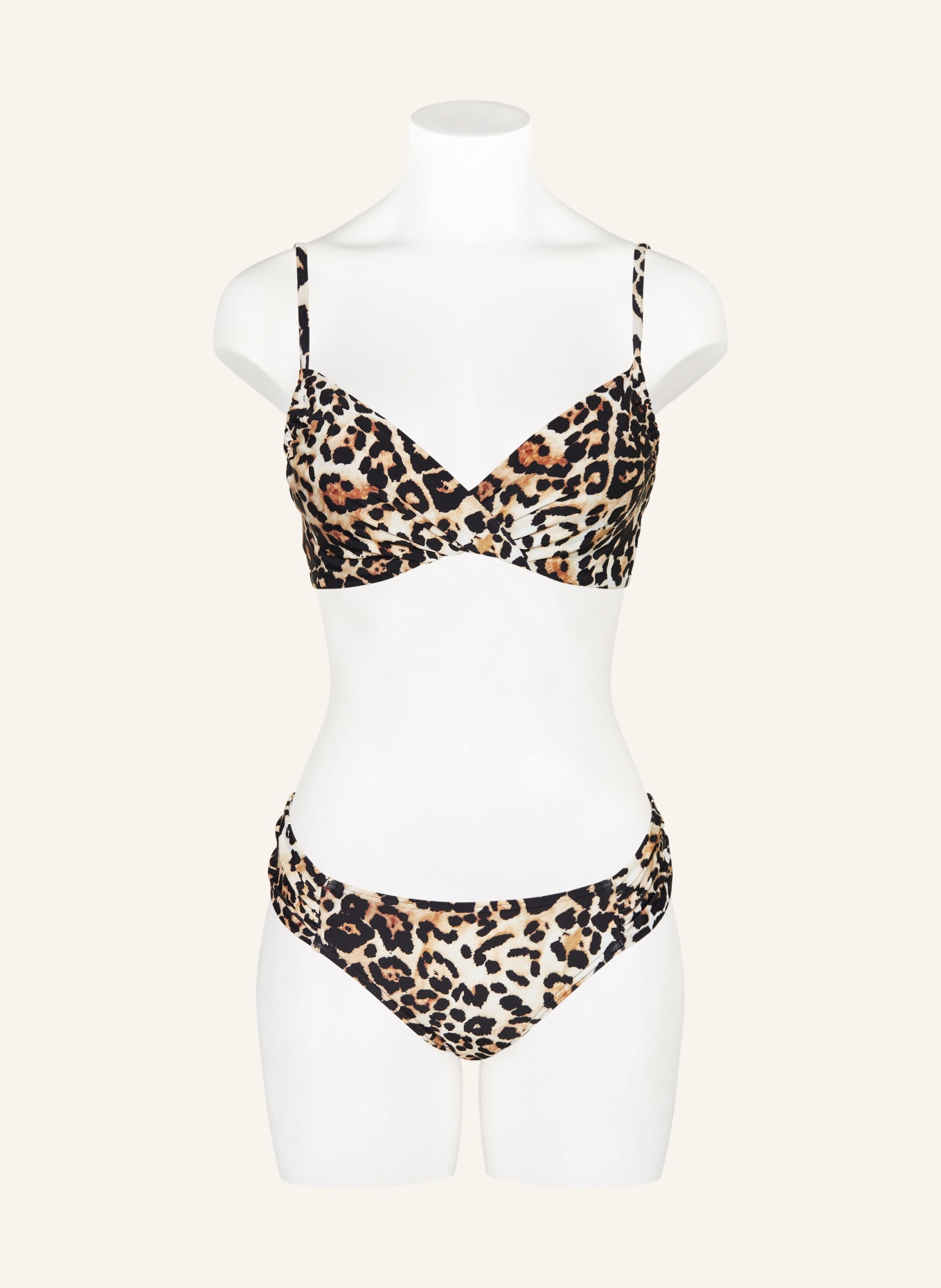 darling harbour Biustonosz bikini z fiszbinami: 19 SCHWARZ-BEIGE