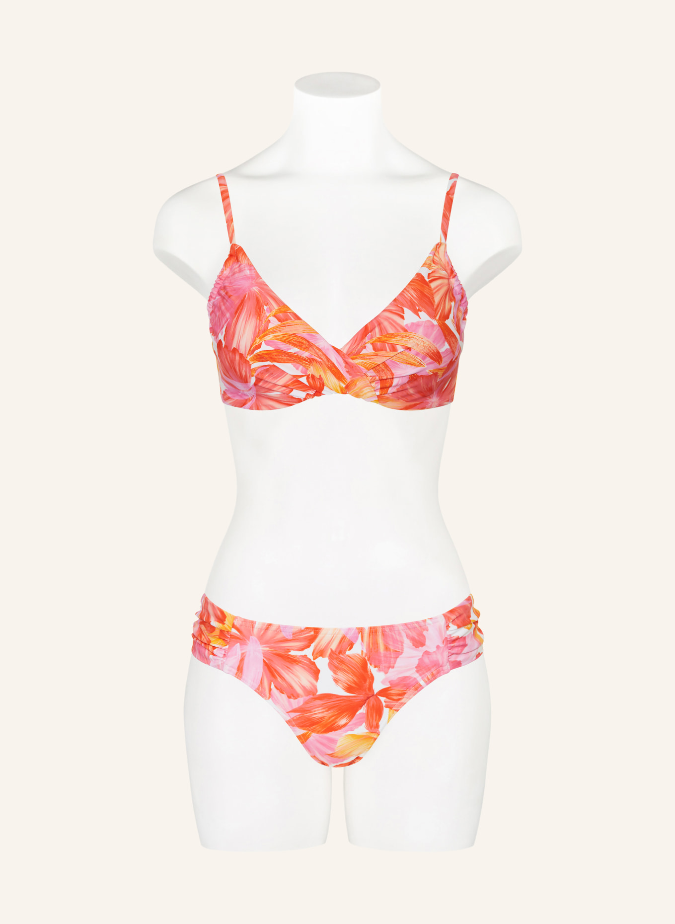 darling harbour Biustonosz bikini z fiszbinami: 32 ROT-PINK