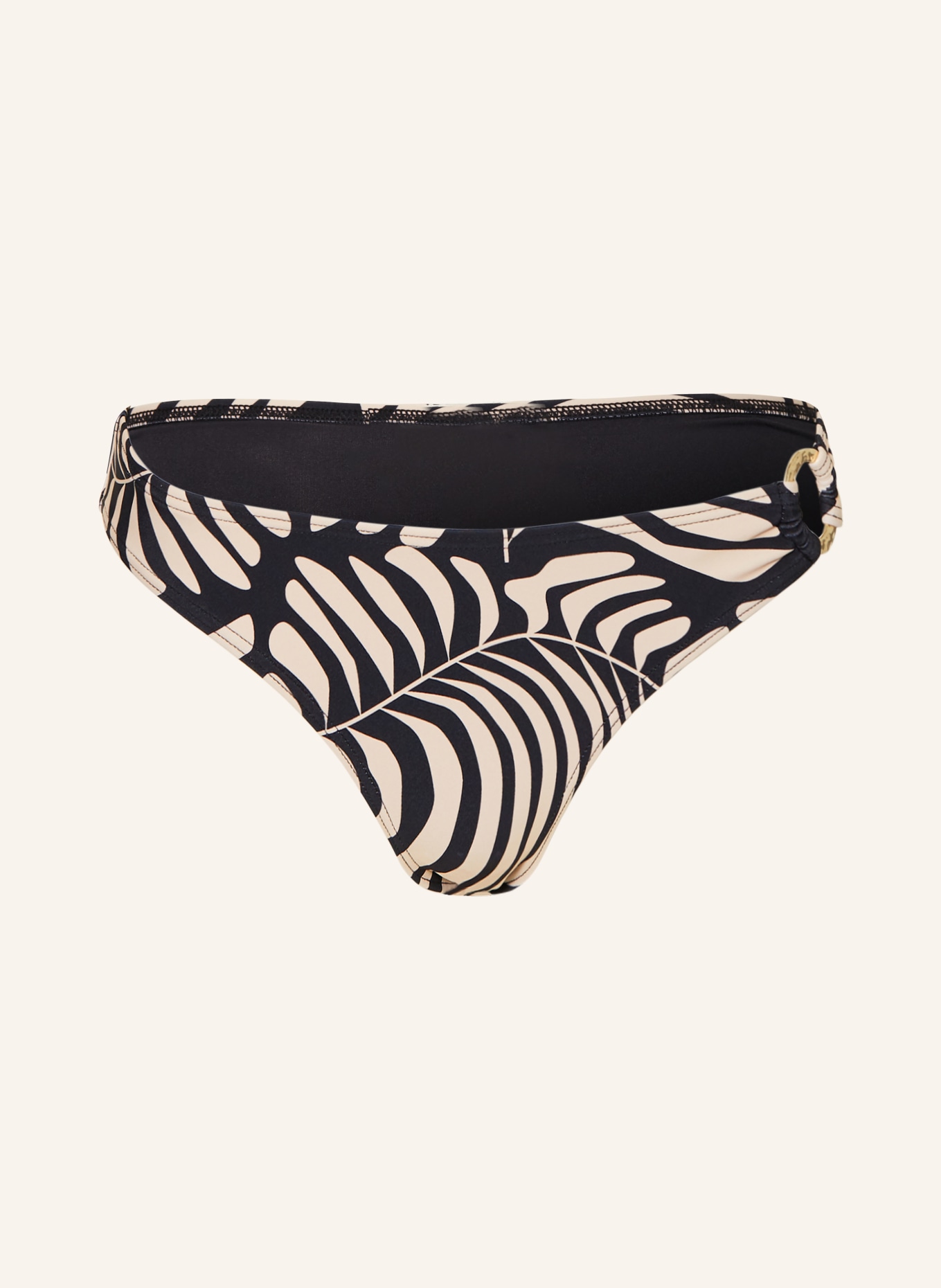 darling harbour Panty-Bikini-Hose: 14 CREME-SCHWARZ
