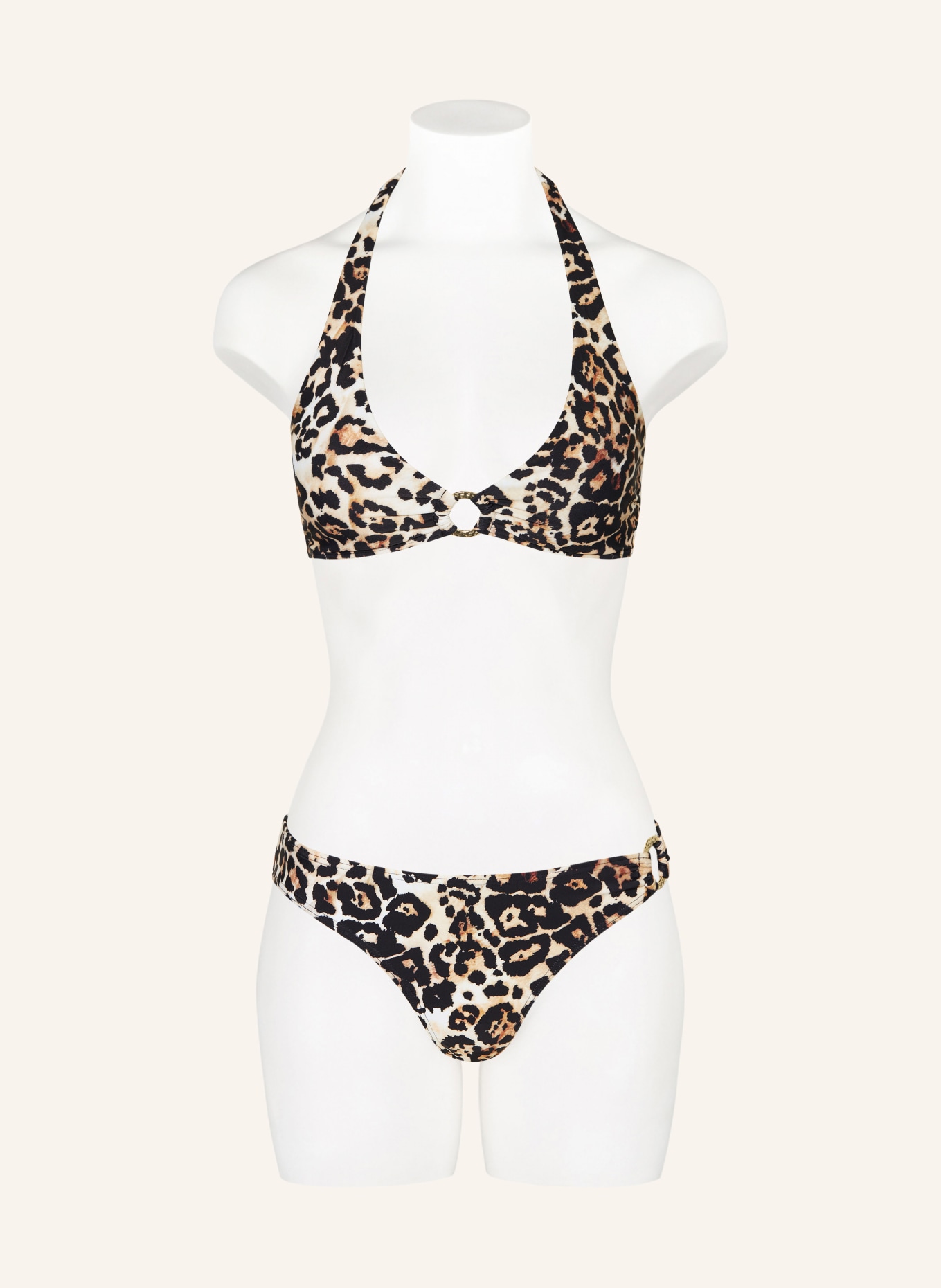 darling harbour Panty-Bikini-Hose: 19 SCHWARZ-BEIGE