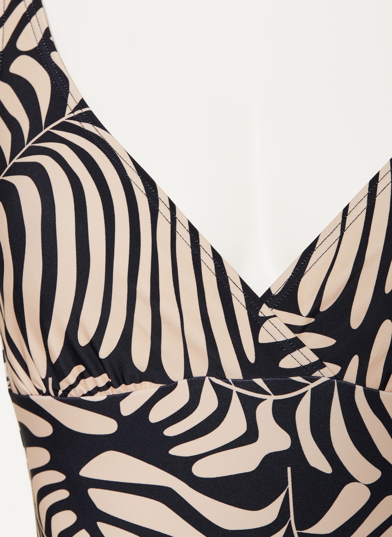 darling harbour swimsuit: 14 CREME-SCHWARZ