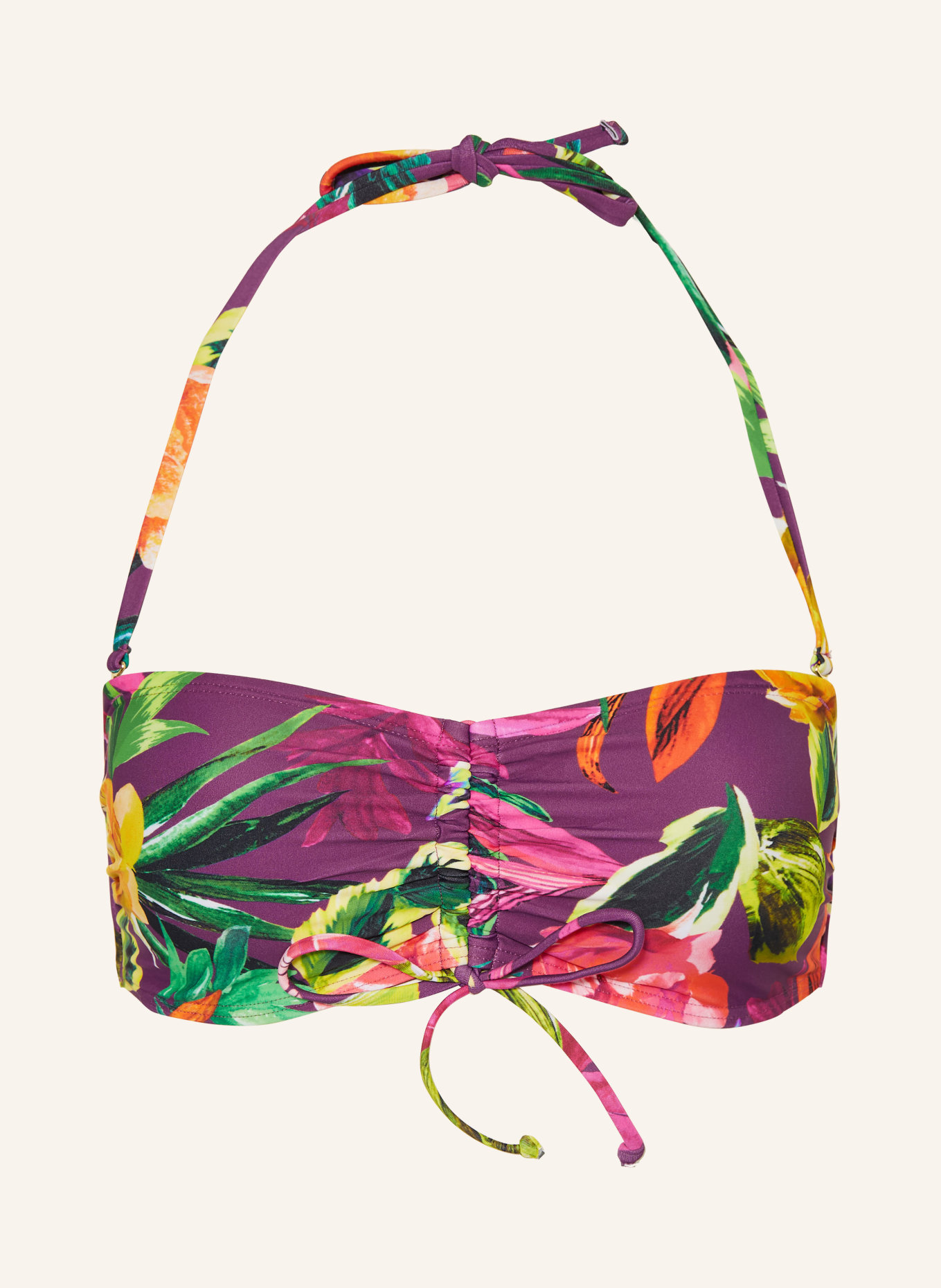 darling harbour Góra bikini typu bandeau: 61 LILA-GELB