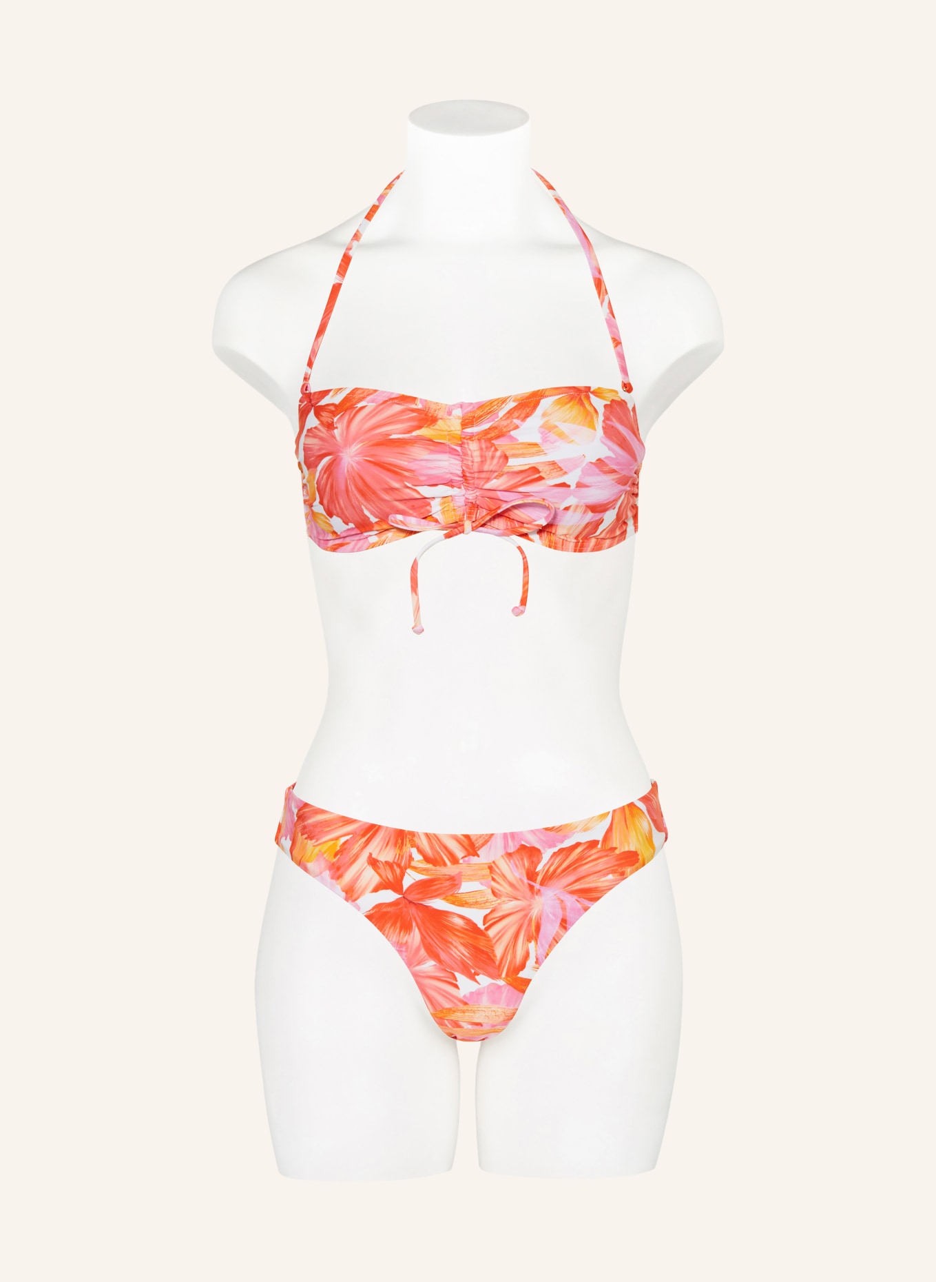 darling harbour Góra bikini typu bandeau: 32 ROT-PINK
