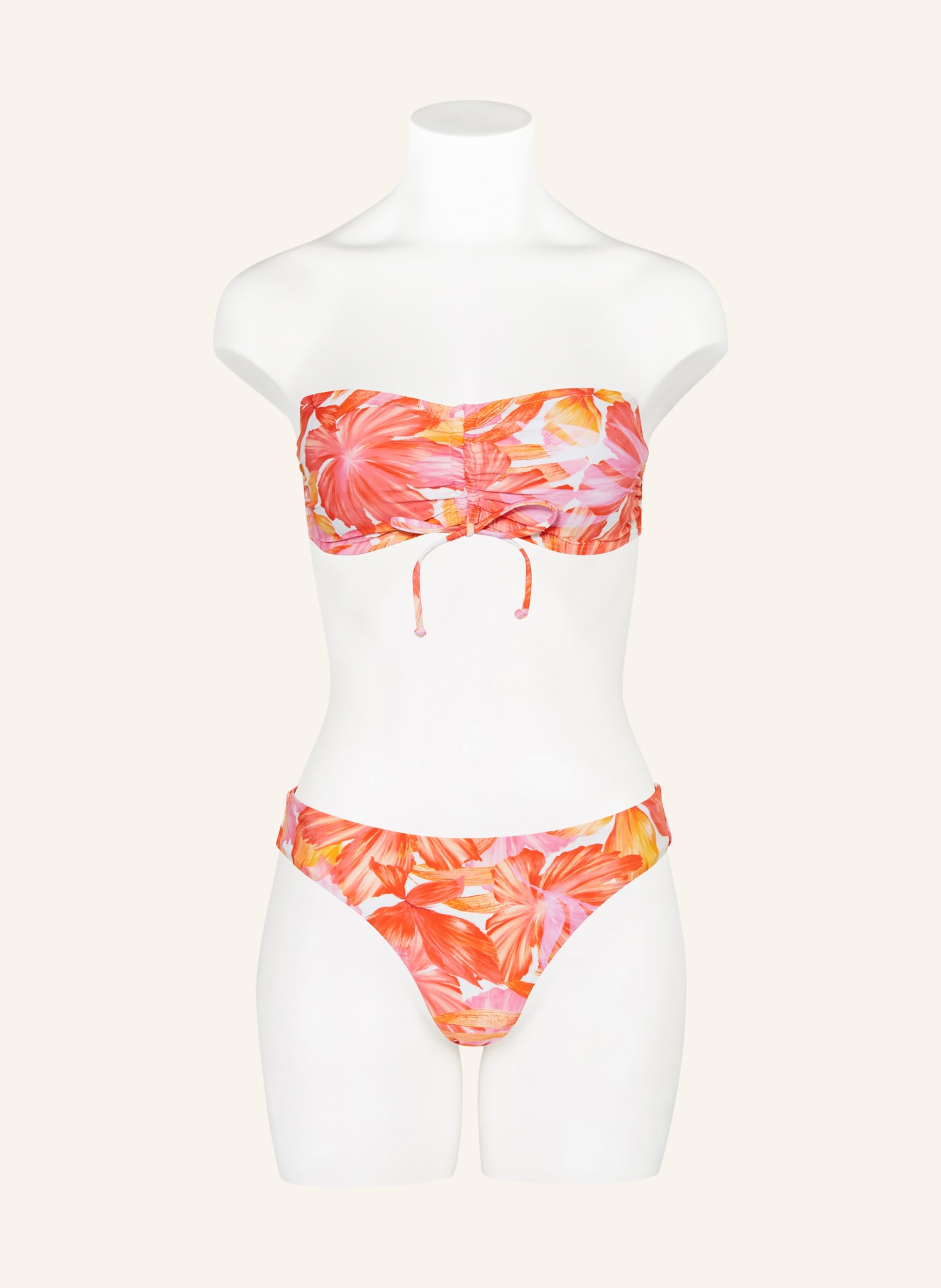darling harbour Góra bikini typu bandeau: 32 ROT-PINK