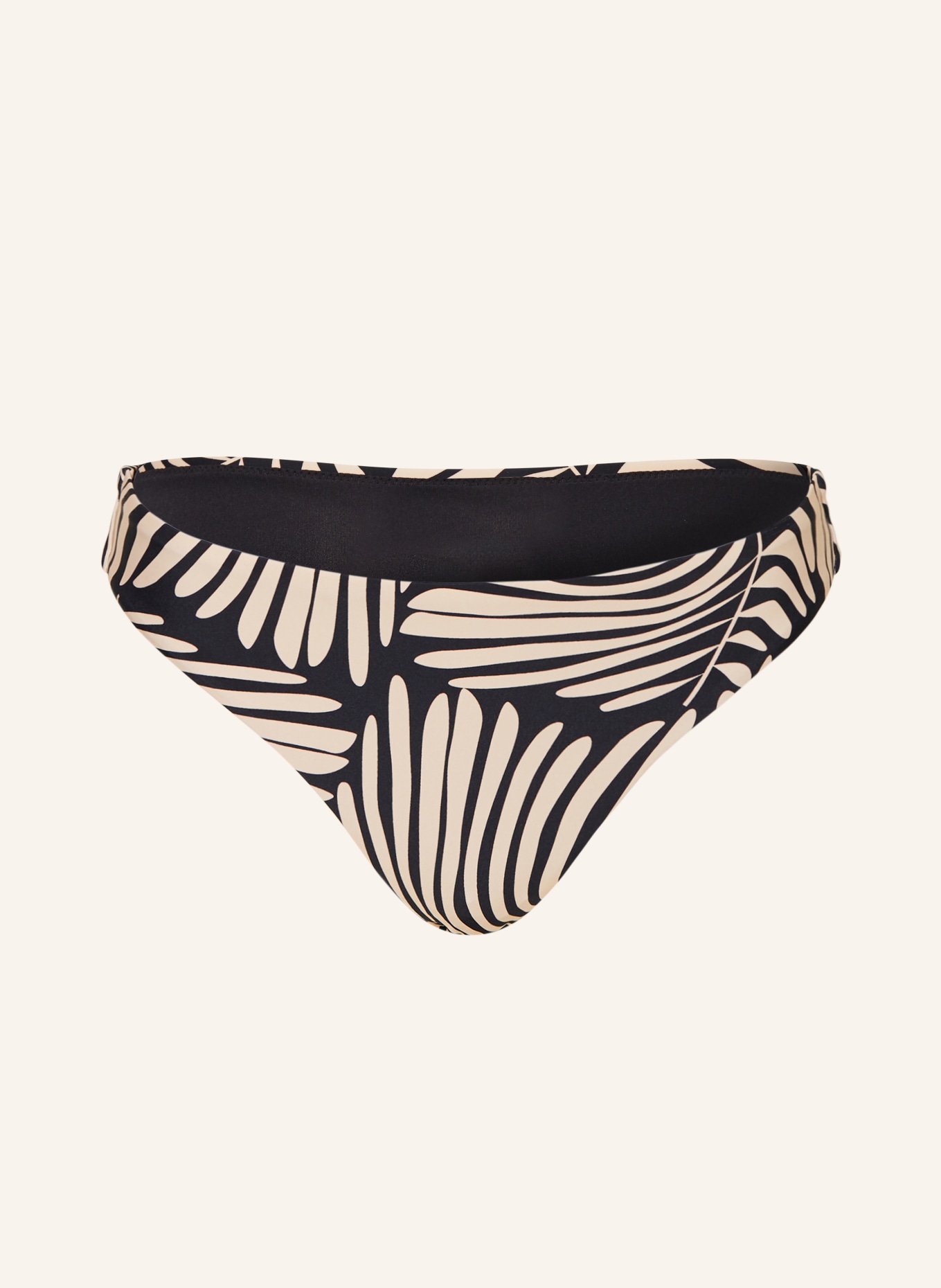 darling harbour Basic-Bikini-Hose: 14 CREME-SCHWARZ