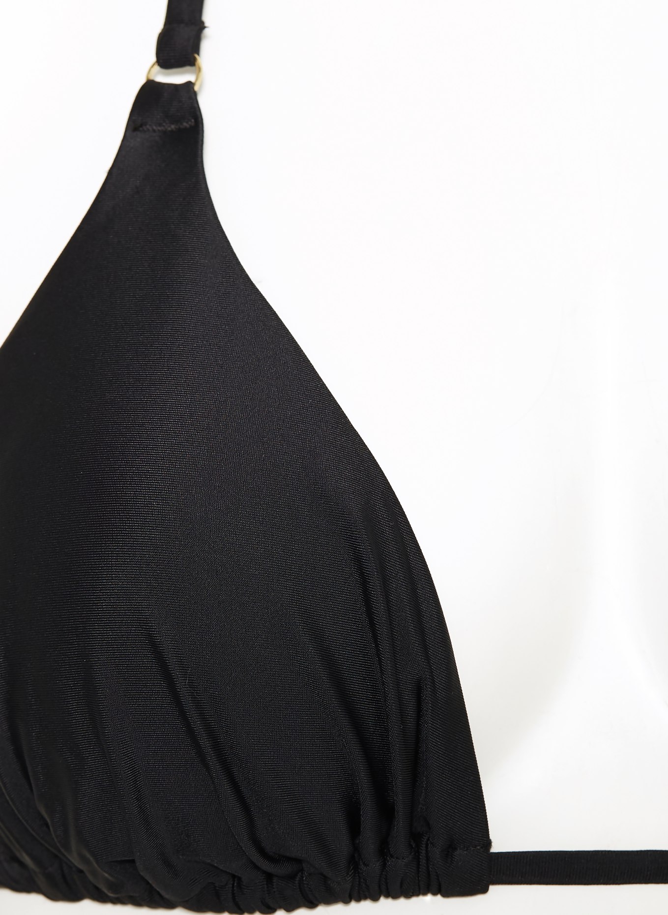 darling harbour Triangle bikini top: 15 BLACK