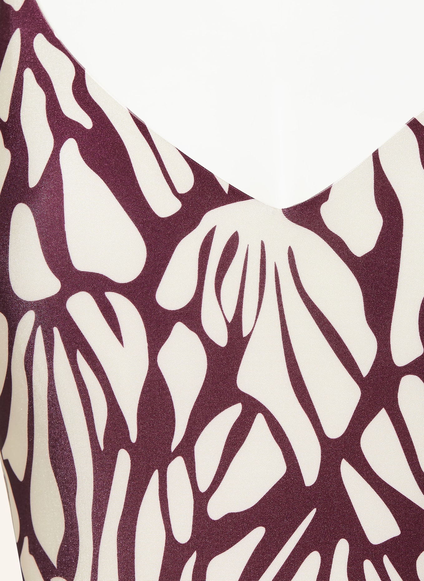 MRS & HUGS kostium kąpielowy: CIEMNOCZERWONY / ECRU