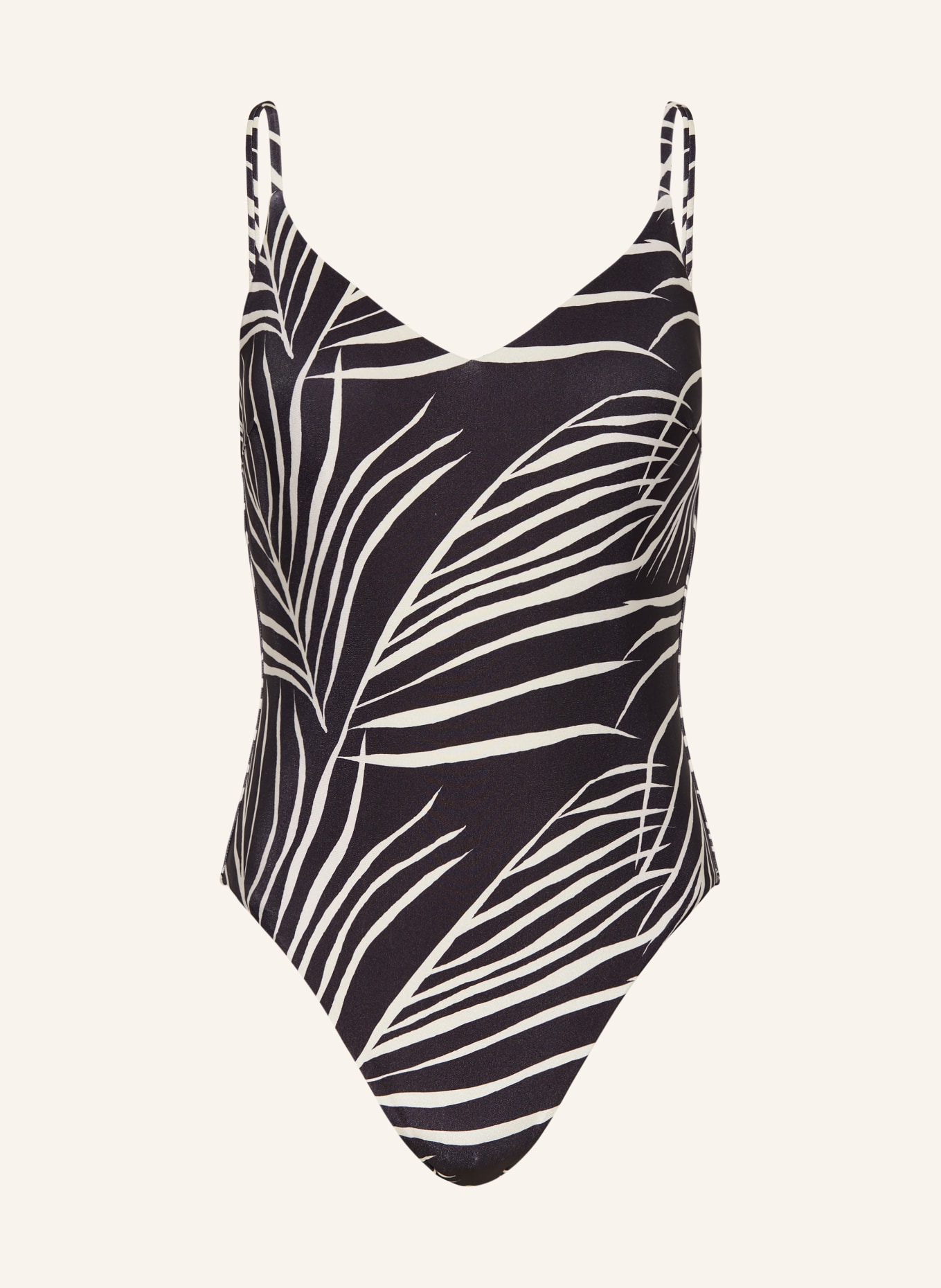 MRS & HUGS kostium kąpielowy: CZARNY / KREMOWY