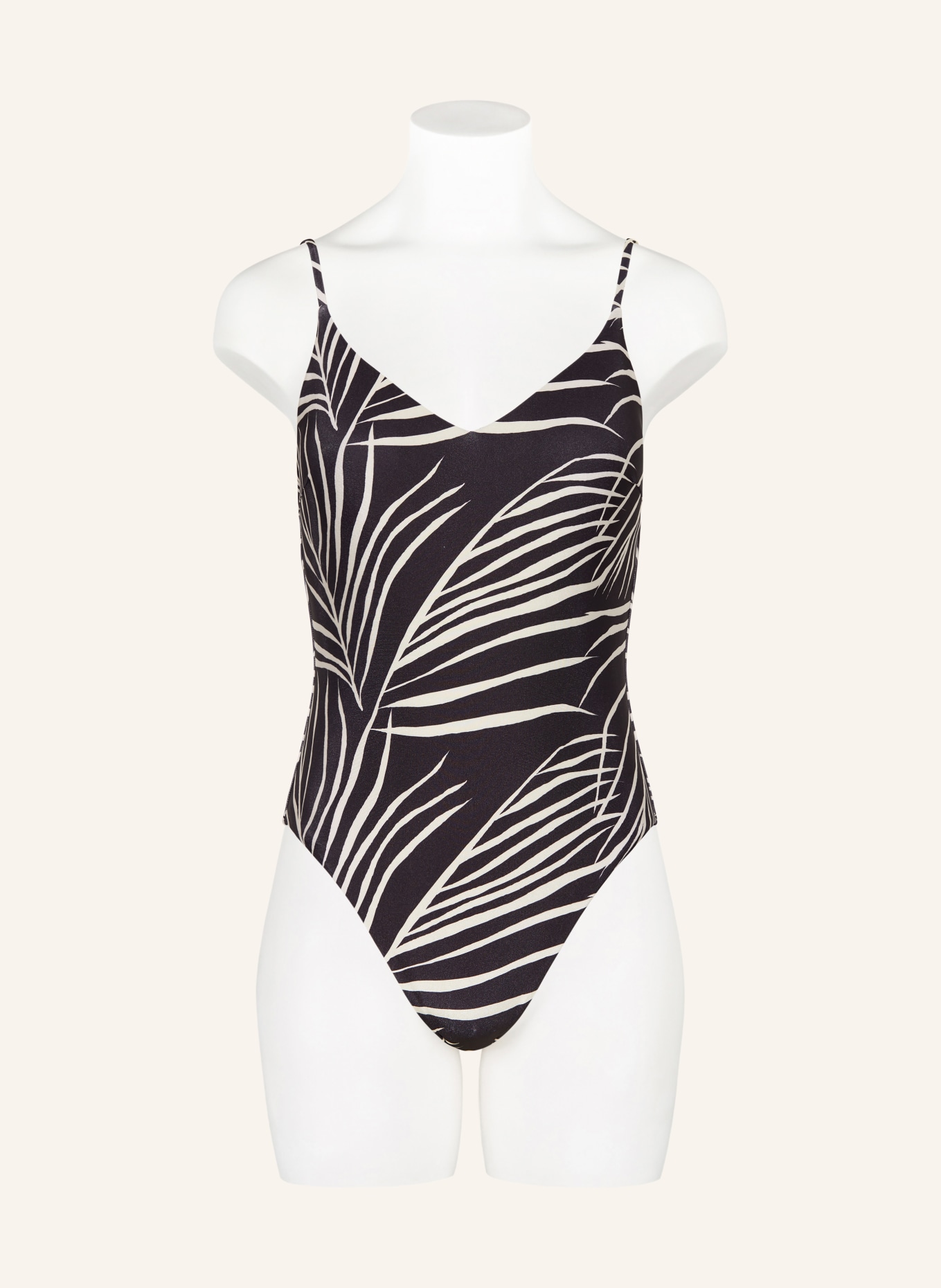 MRS & HUGS kostium kąpielowy: CZARNY / KREMOWY