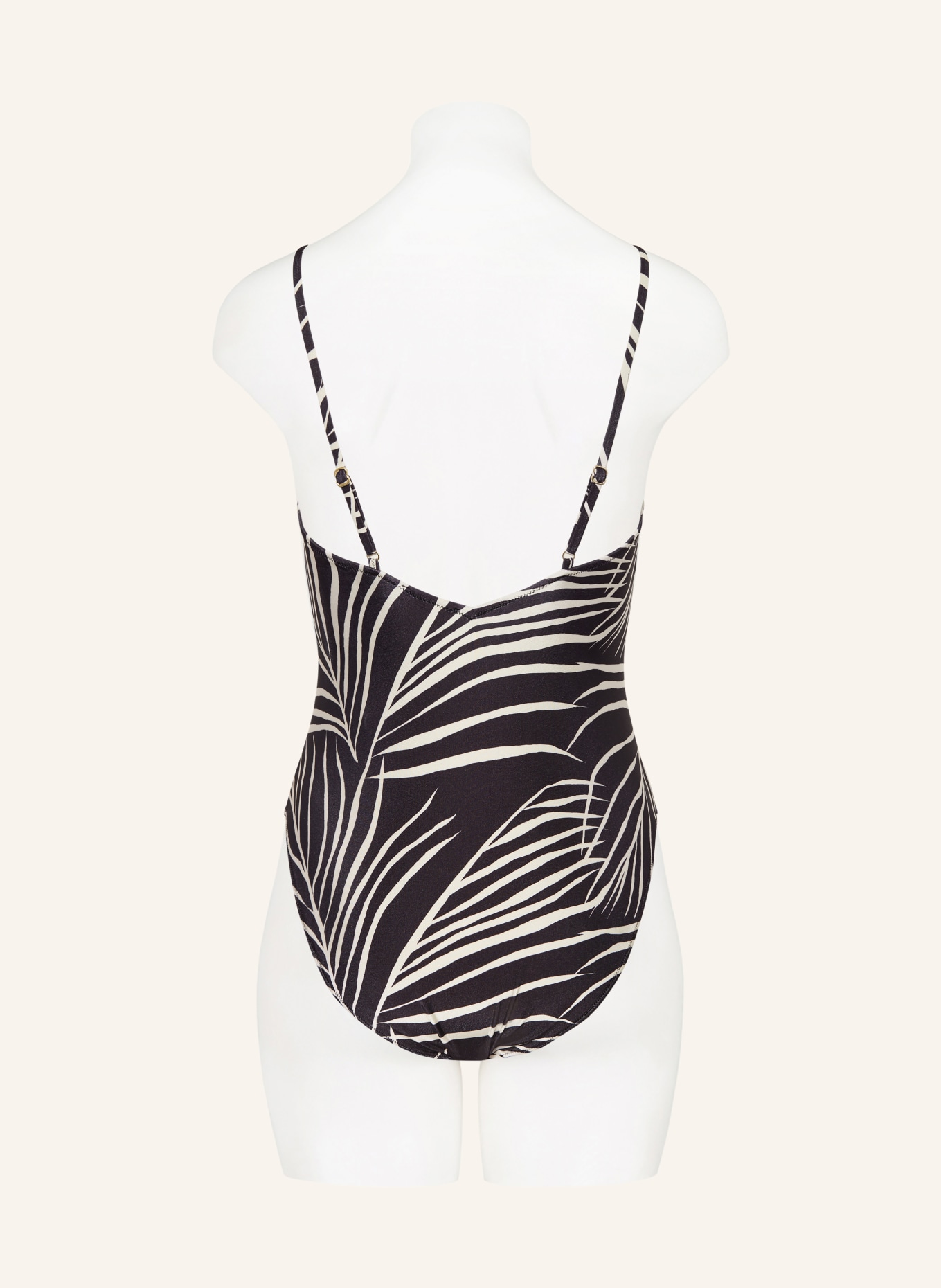 MRS & HUGS kostium kąpielowy: CZARNY / KREMOWY