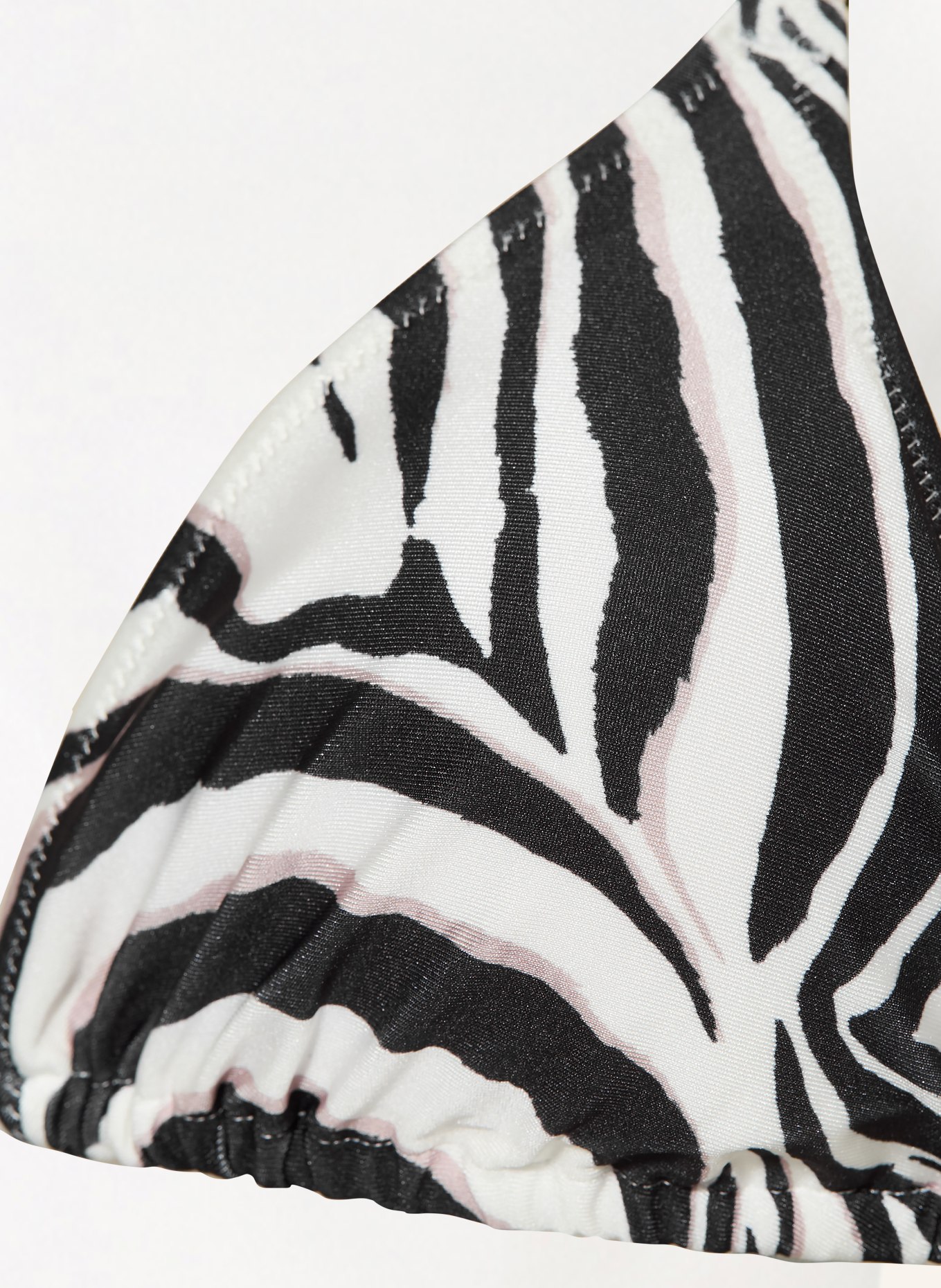 MRS & HUGS Trójkątny stanik bikini: CZARNY / SZAROBRĄZOWY / BIAŁY