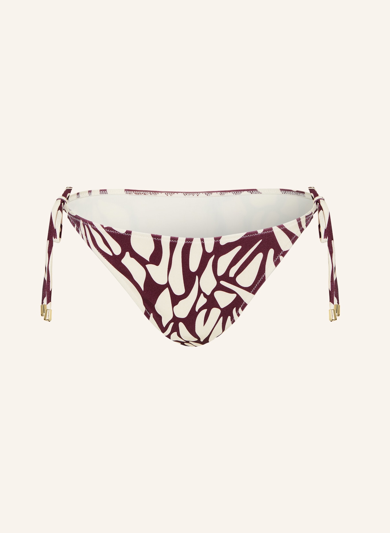 MRS & HUGS Trójkątne figi bikini: FIOLETOWY / BIAŁY