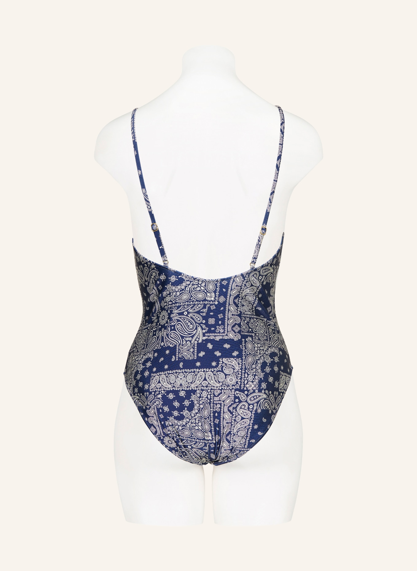 MRS & HUGS kostium kąpielowy: GRANATOWY / KREMOWY