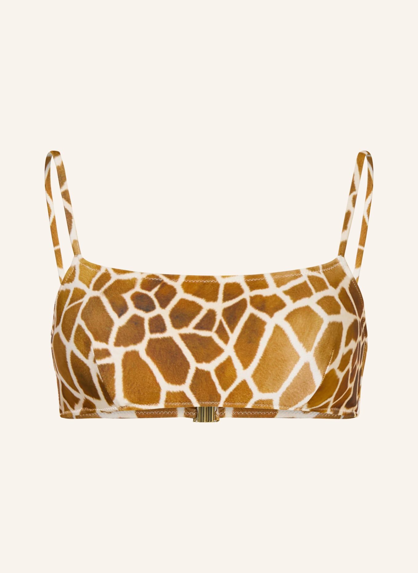 MRS & HUGS Gorsetowy top bikini: JASNOBRĄZOWY / KREMOWY