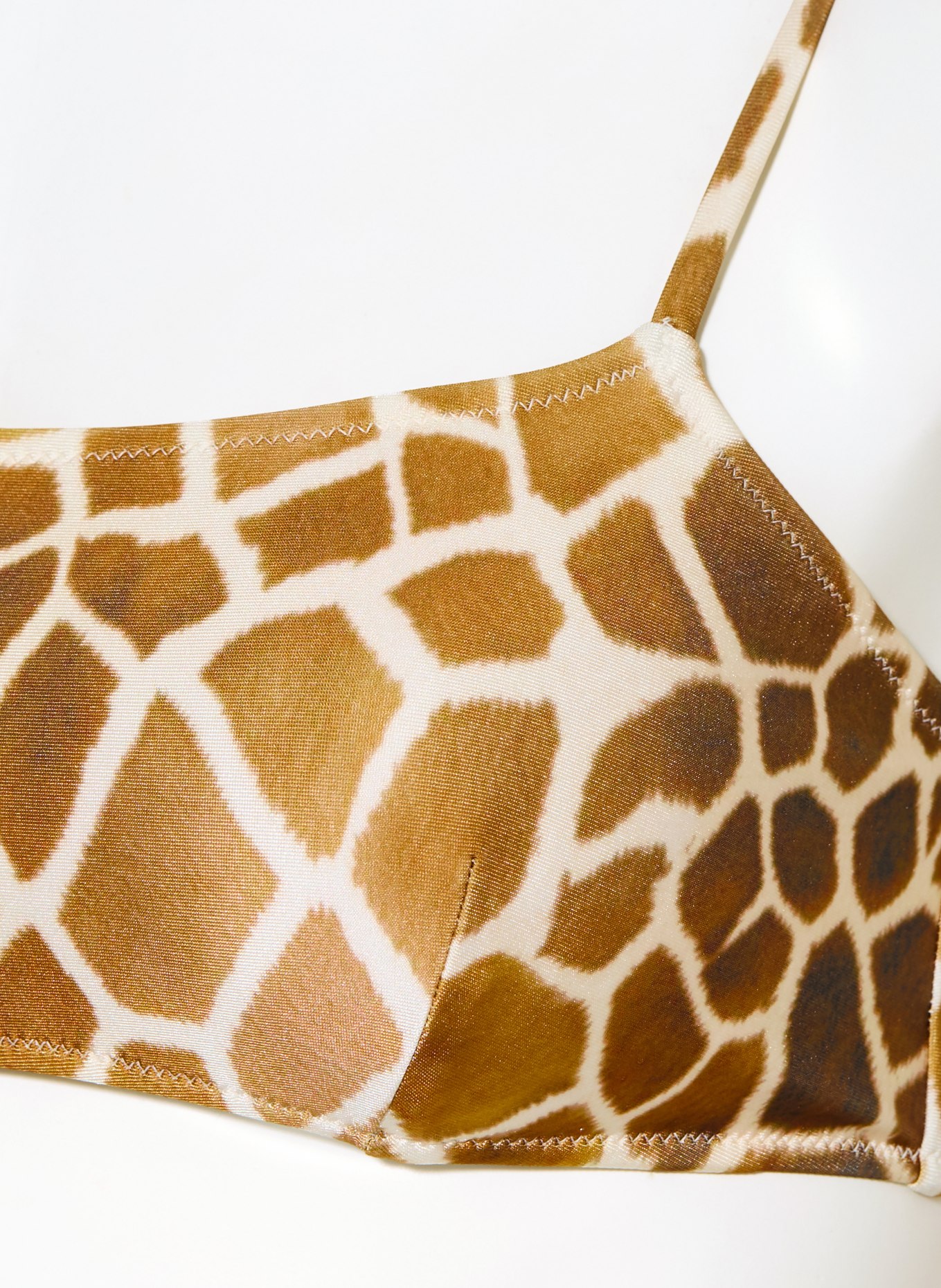 MRS & HUGS Gorsetowy top bikini: JASNOBRĄZOWY / KREMOWY