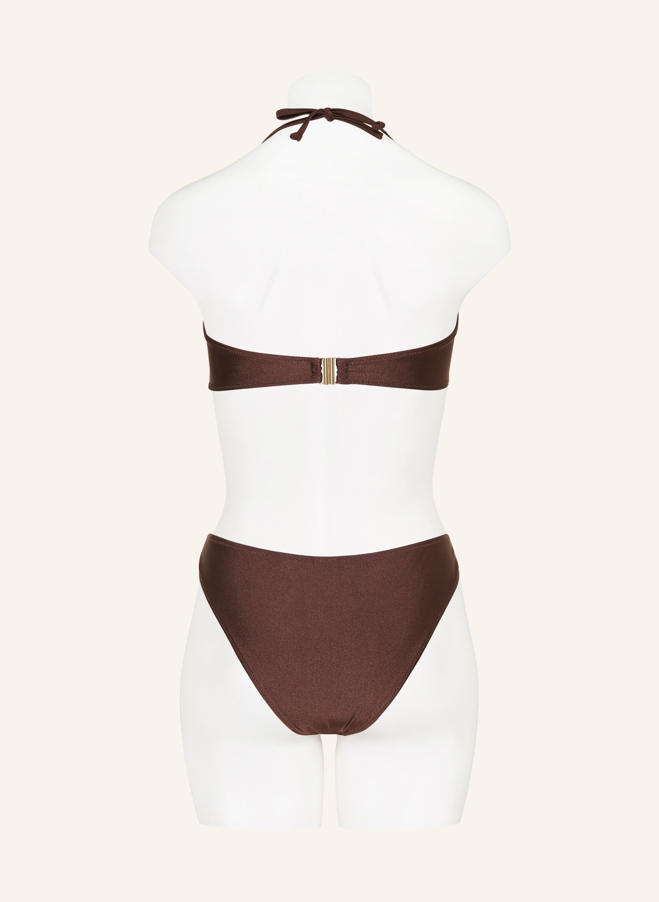 MRS & HUGS Basic-Bikini-Hose: DUNKELBRAUN