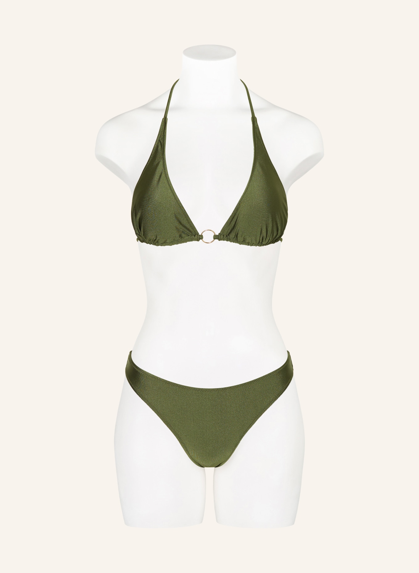 MRS & HUGS Brazylijskie figi bikini: OLIWKOWY