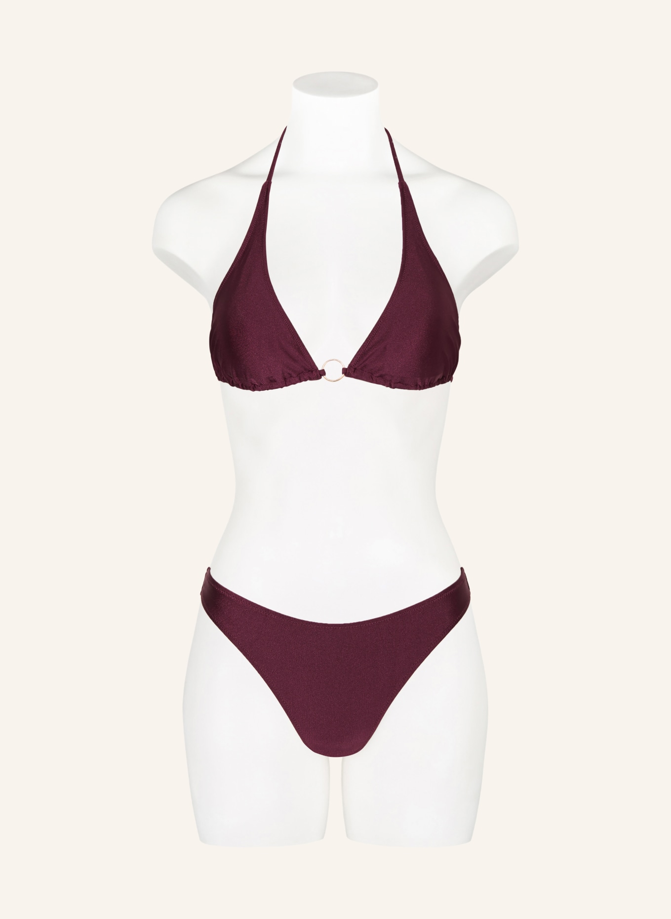 MRS & HUGS Brazilské bikiny: TMAVĚ ČERVENÁ