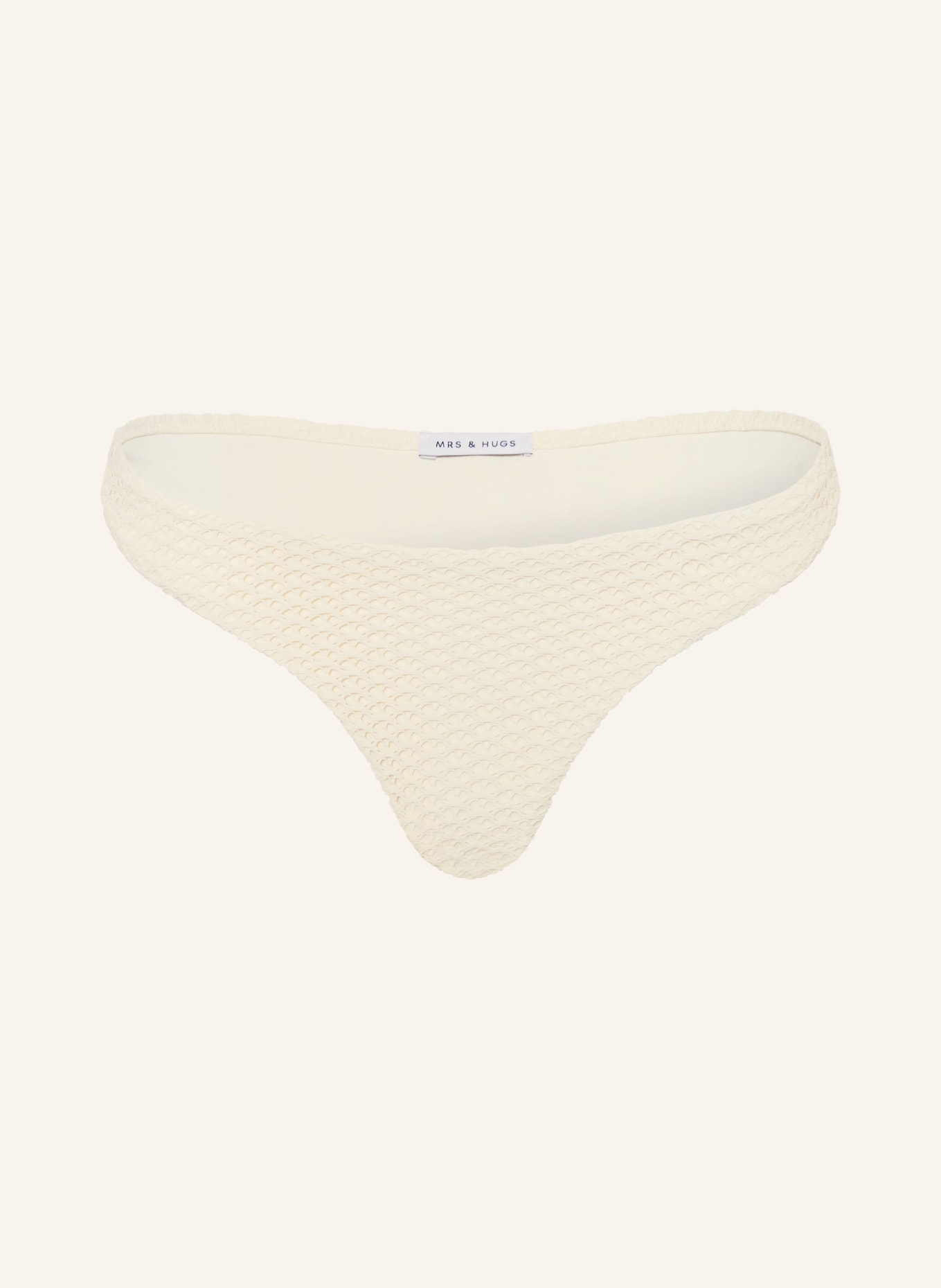 MRS & HUGS Brazilian-Bikini-Hose: ECRU