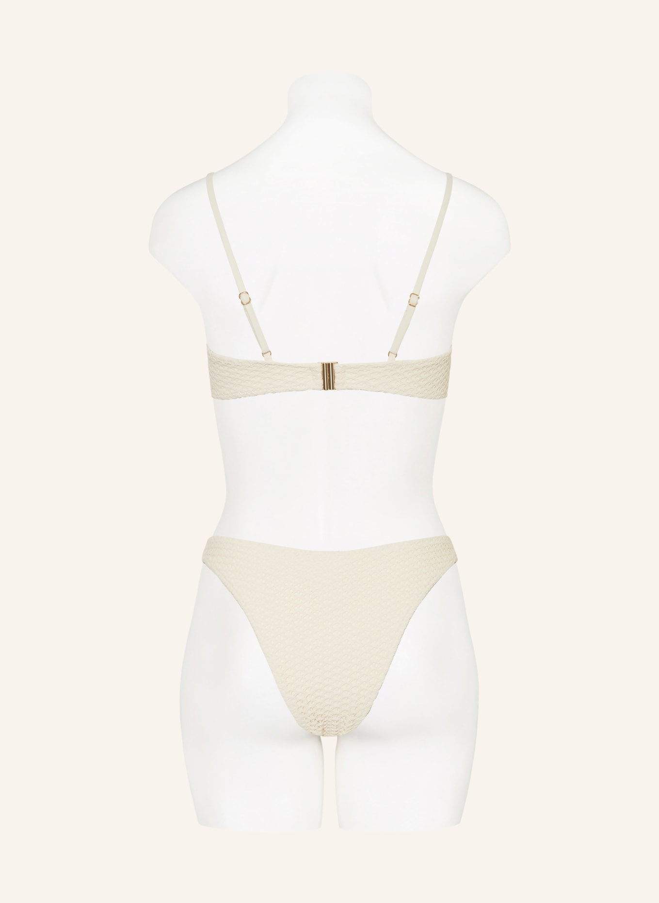 MRS & HUGS Brazilian-Bikini-Hose: ECRU