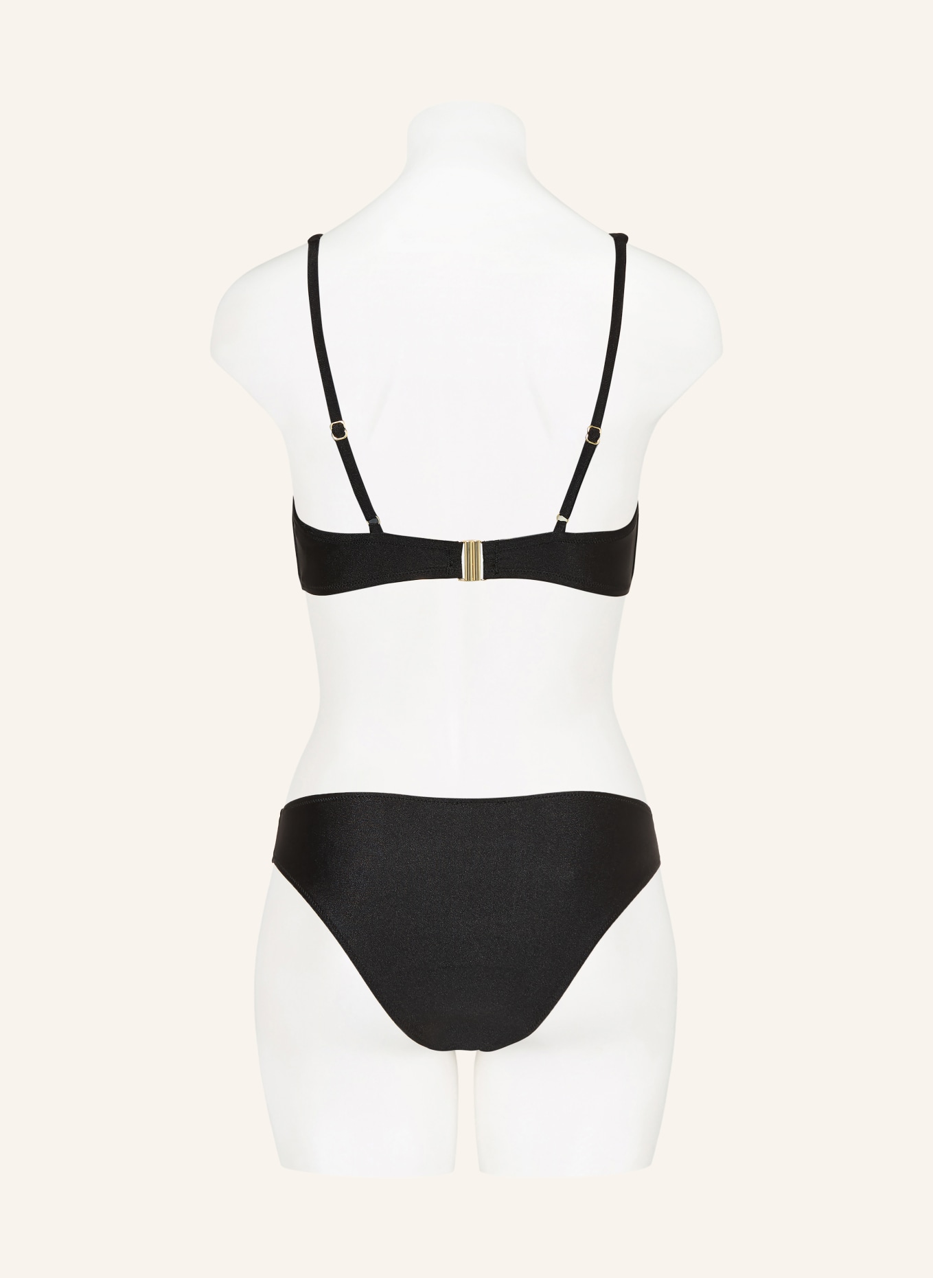 MRS & HUGS Bralette bikini top: CZARNY