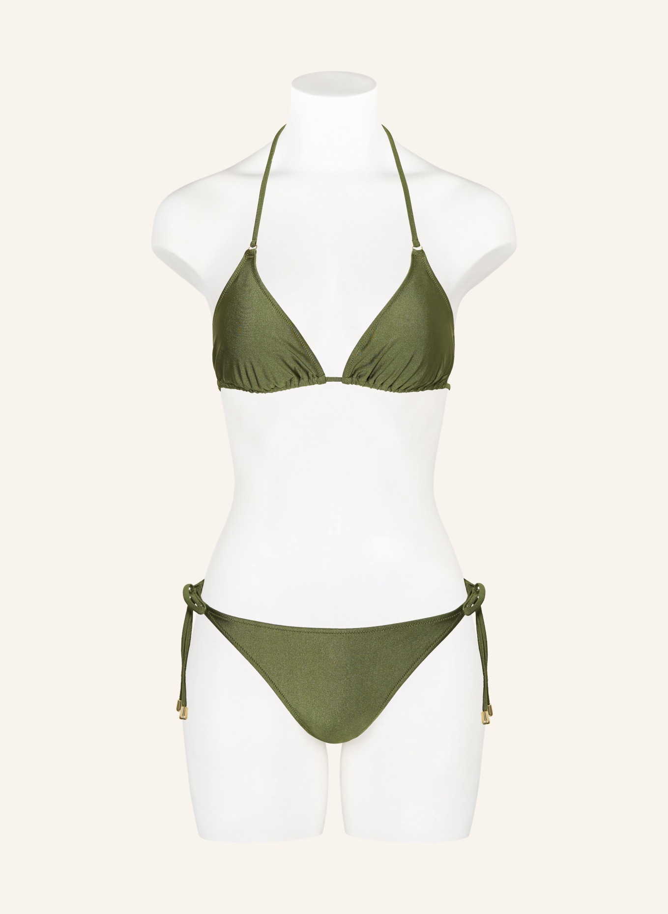 MRS & HUGS Triangle bikini bottoms: OLIVE