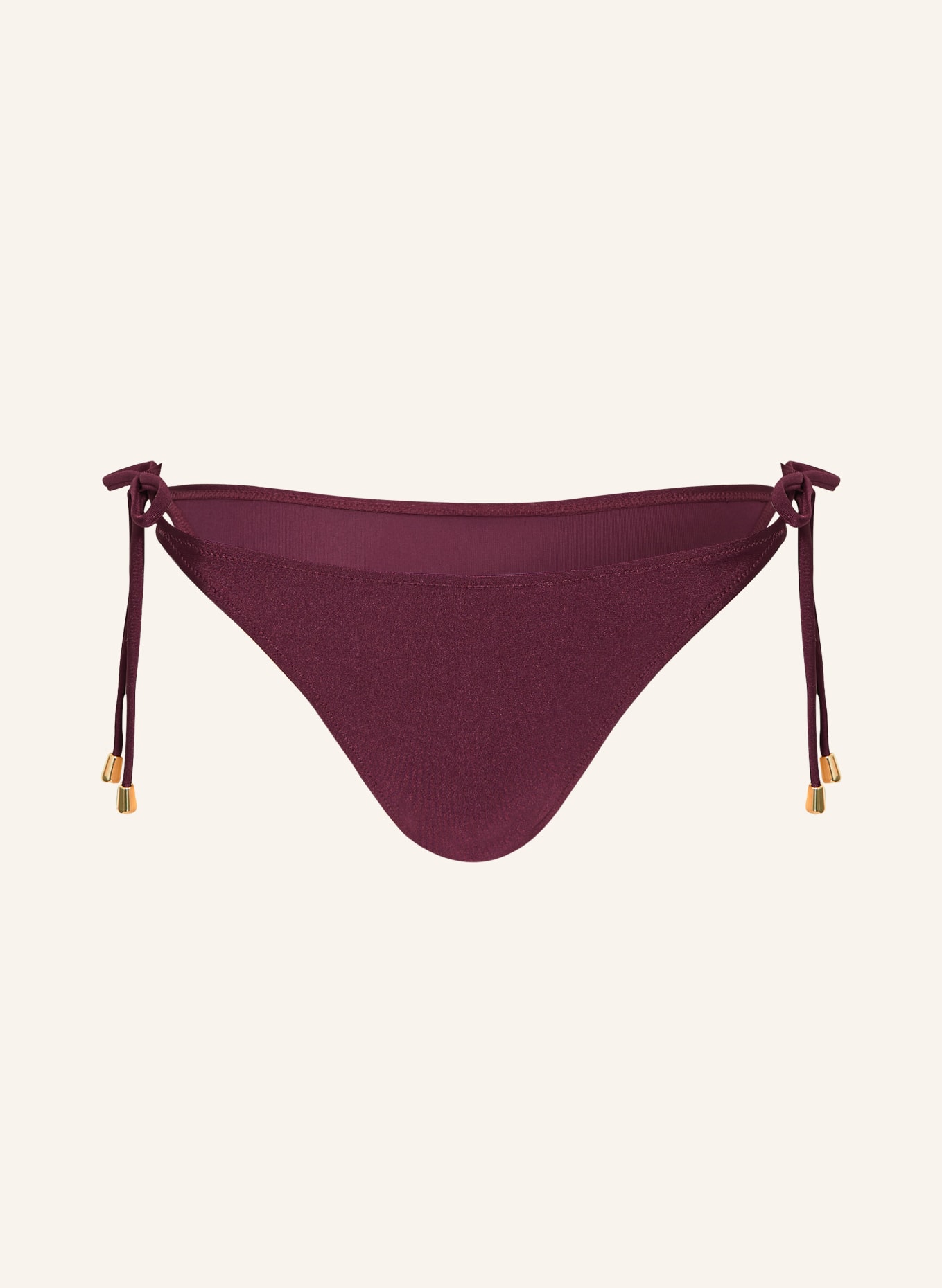 MRS & HUGS Triangel-Bikini-Hose: DUNKELROT