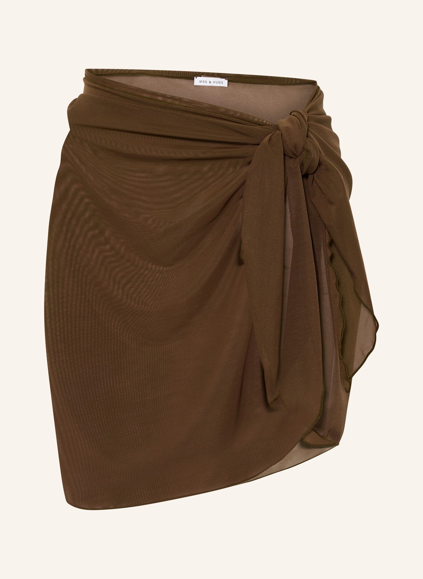 MRS & HUGS Pareo: CIEMNOBRĄZOWY