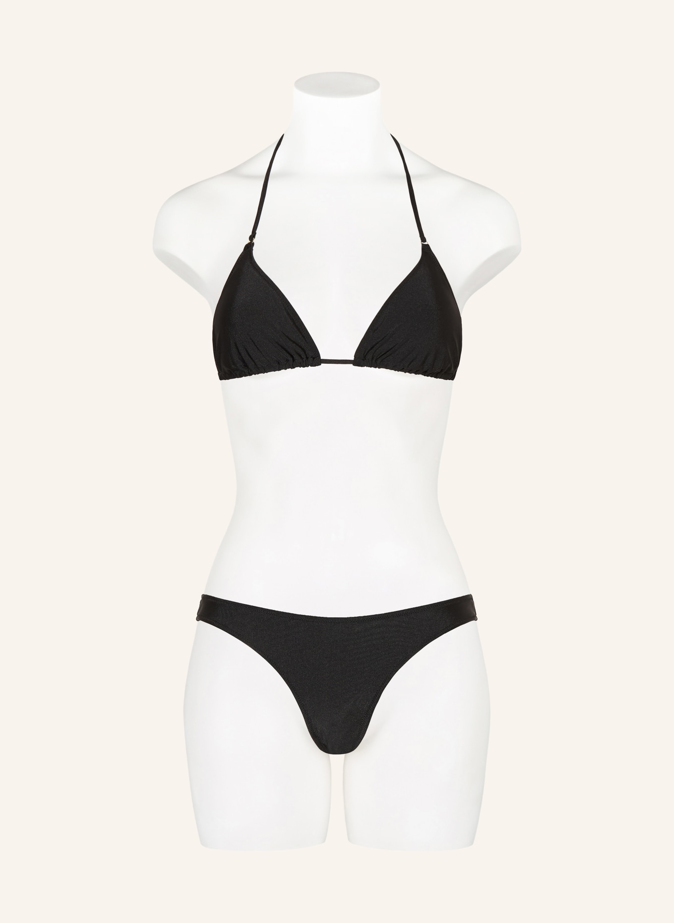 MRS & HUGS Brazylijskie figi bikini: CZARNY