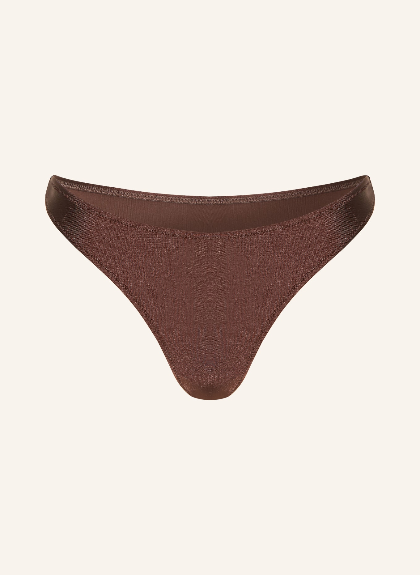 MRS & HUGS Brazylijskie figi bikini: CIEMNOBRĄZOWY