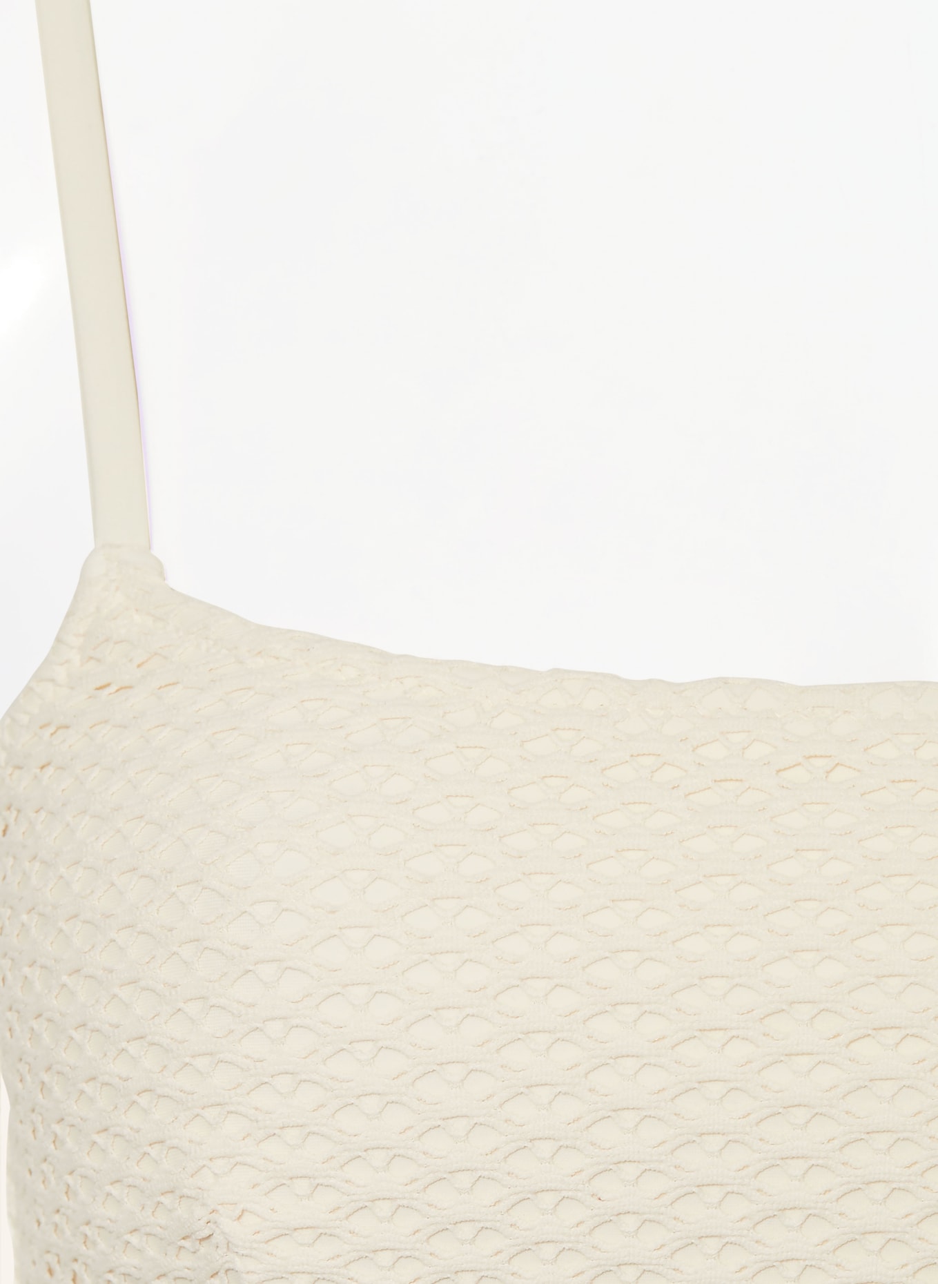 MRS & HUGS Gorsetowy top bikini: ECRU