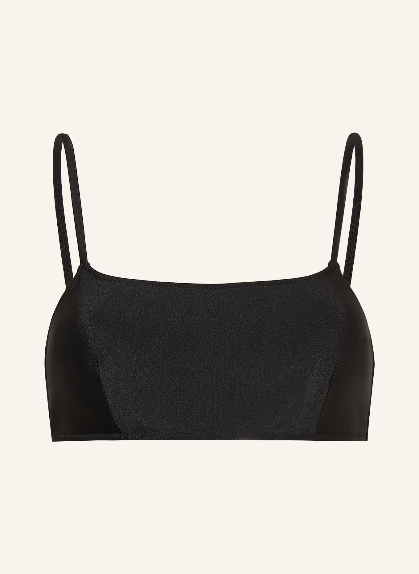 MRS & HUGS Bustier-Bikini-Top: SCHWARZ
