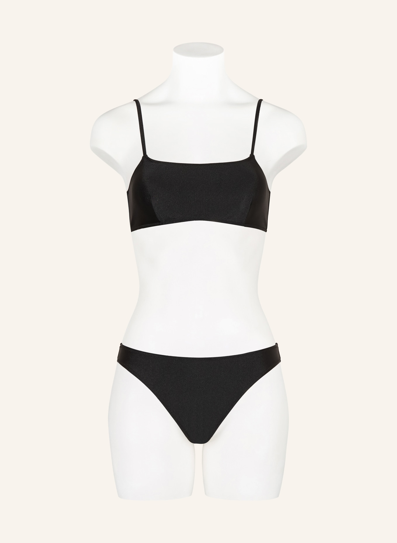 MRS & HUGS Bustier-Bikini-Top: SCHWARZ