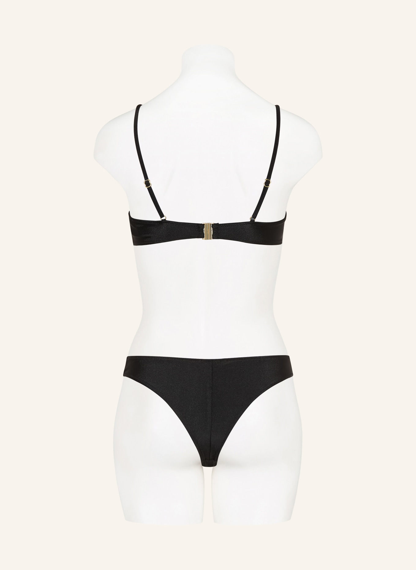 MRS & HUGS Bustier-Bikini-Top: SCHWARZ