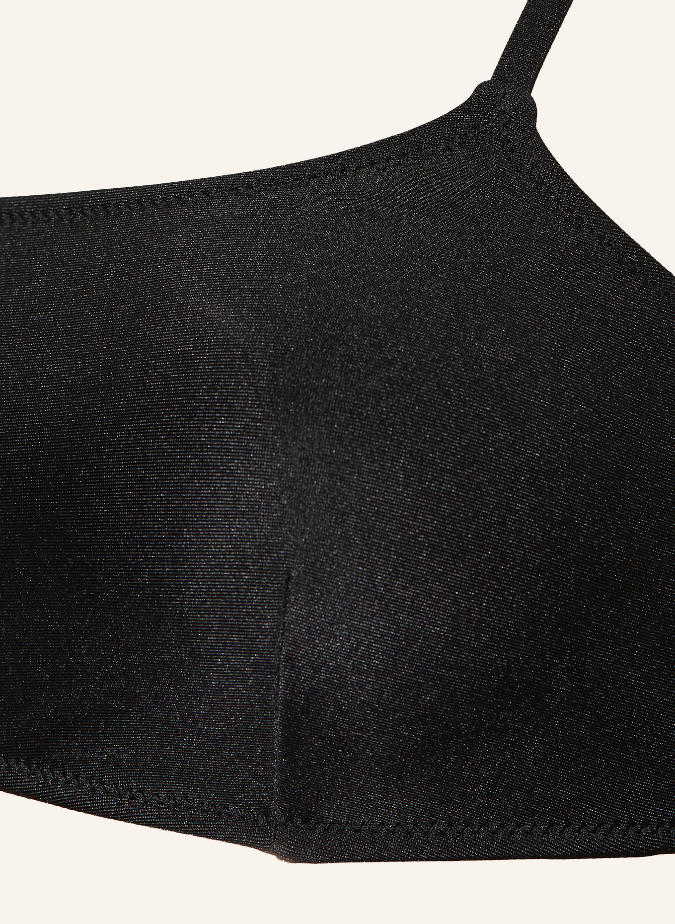 MRS & HUGS Bustier-Bikini-Top: SCHWARZ