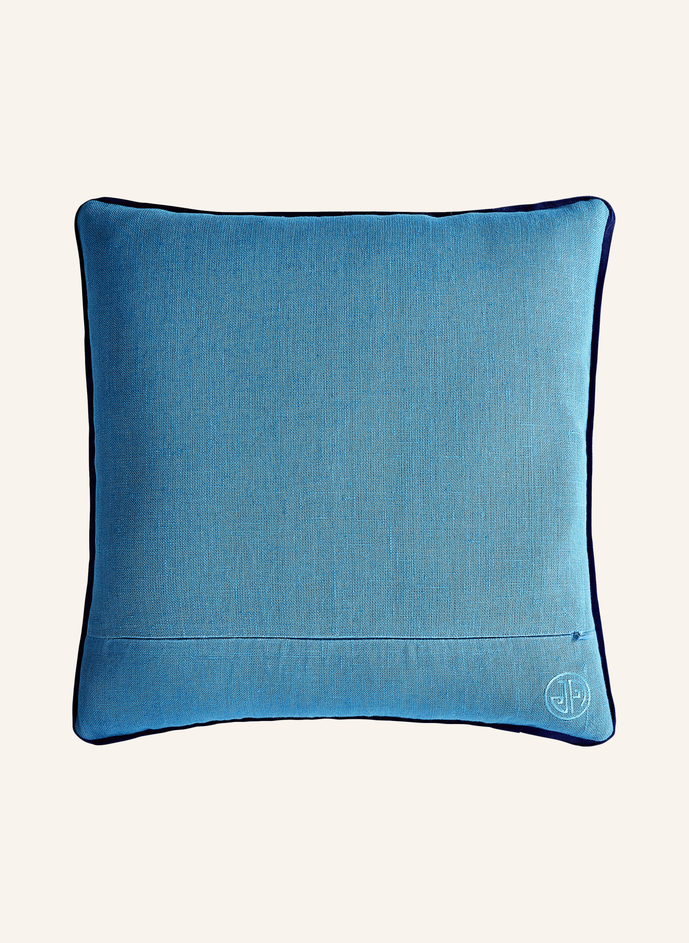 JONATHAN ADLER Dekokissen PLAYA: HELLBLAU / CREME / GOLD
