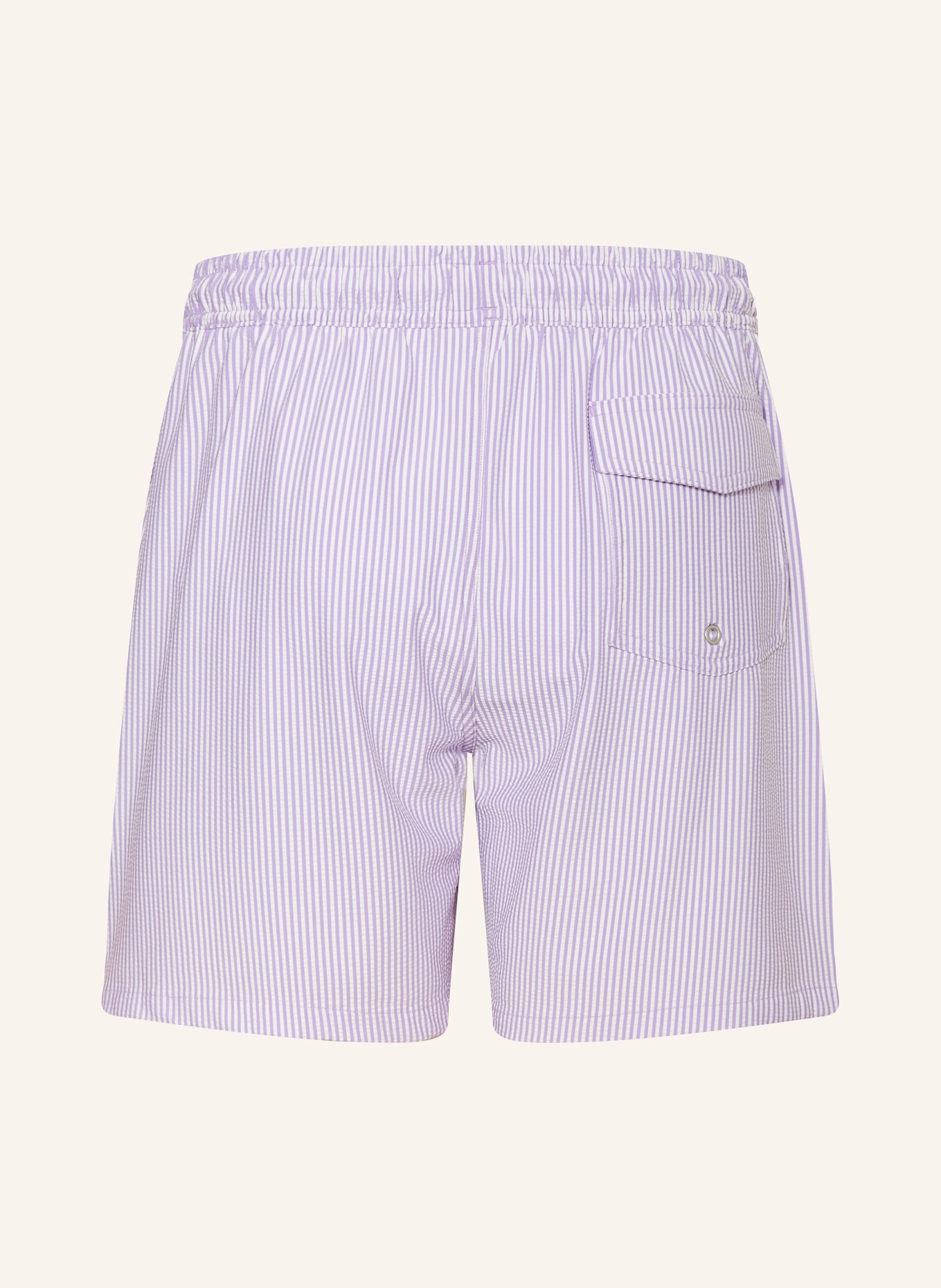 PAUL Badeshorts: HELLLILA / WEISS