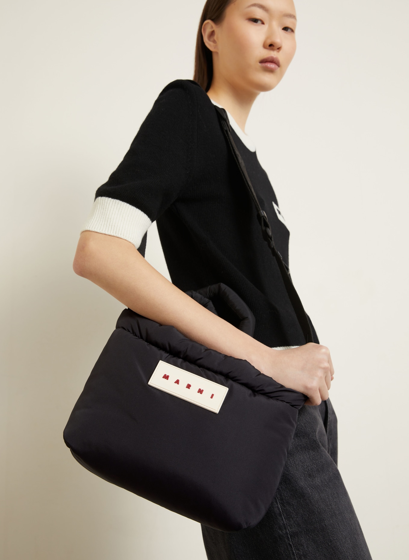 MARNI Handtasche: SCHWARZ