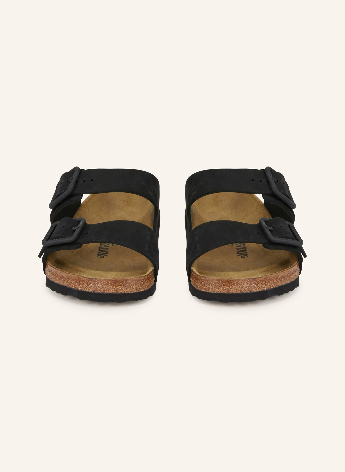 BIRKENSTOCK ARIZONA mules: BLACK