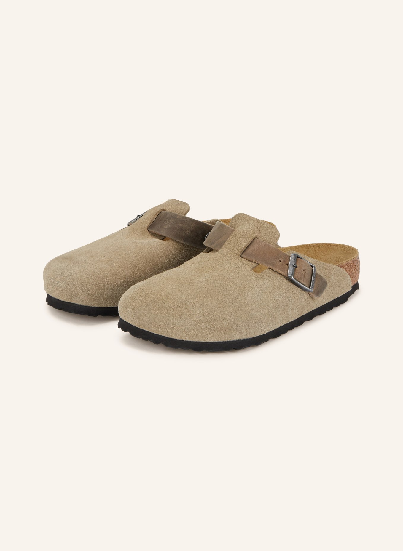 BIRKENSTOCK Pantoletten BOSTON: BEIGE