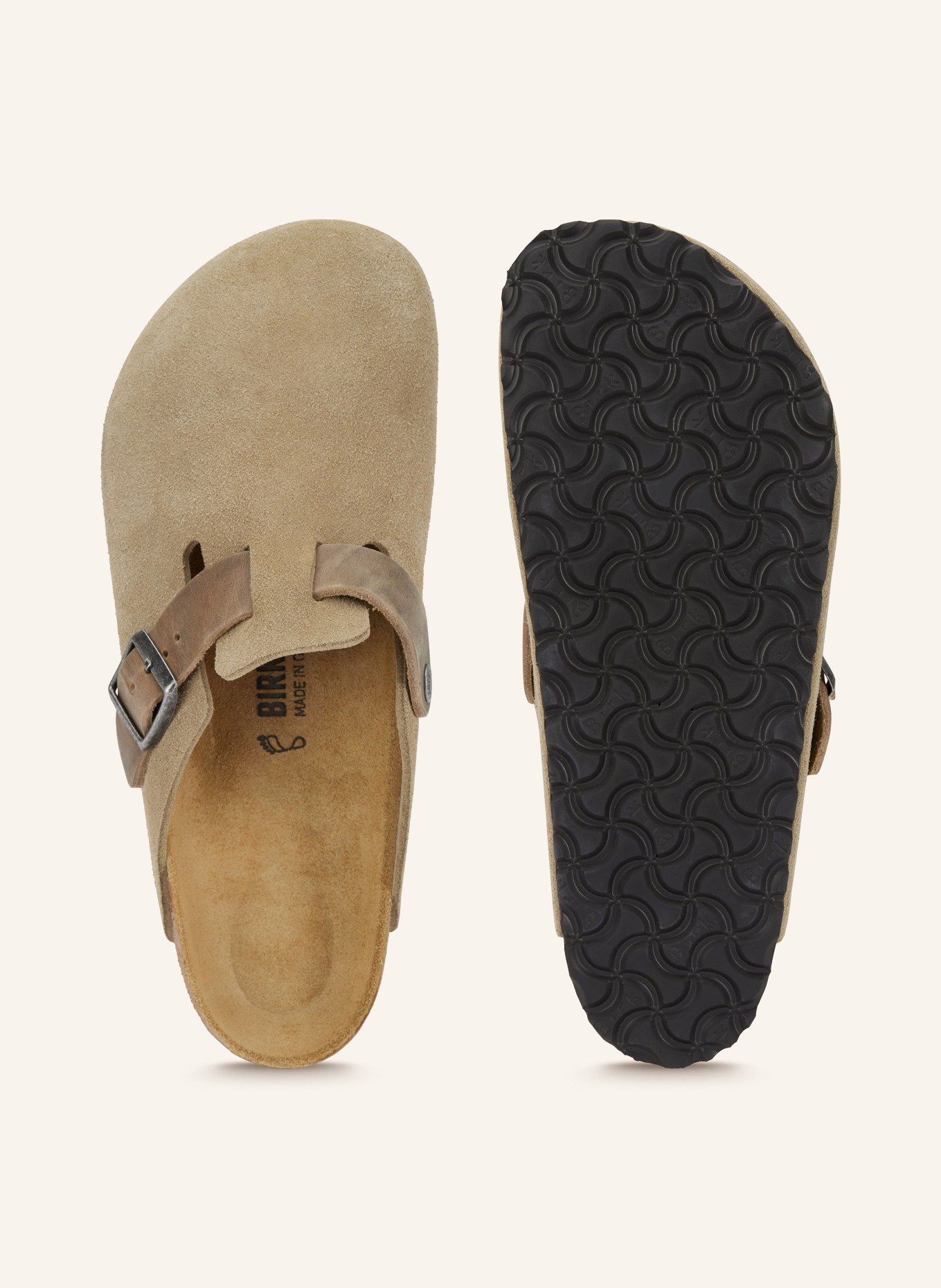 BIRKENSTOCK Pantoletten BOSTON: BEIGE