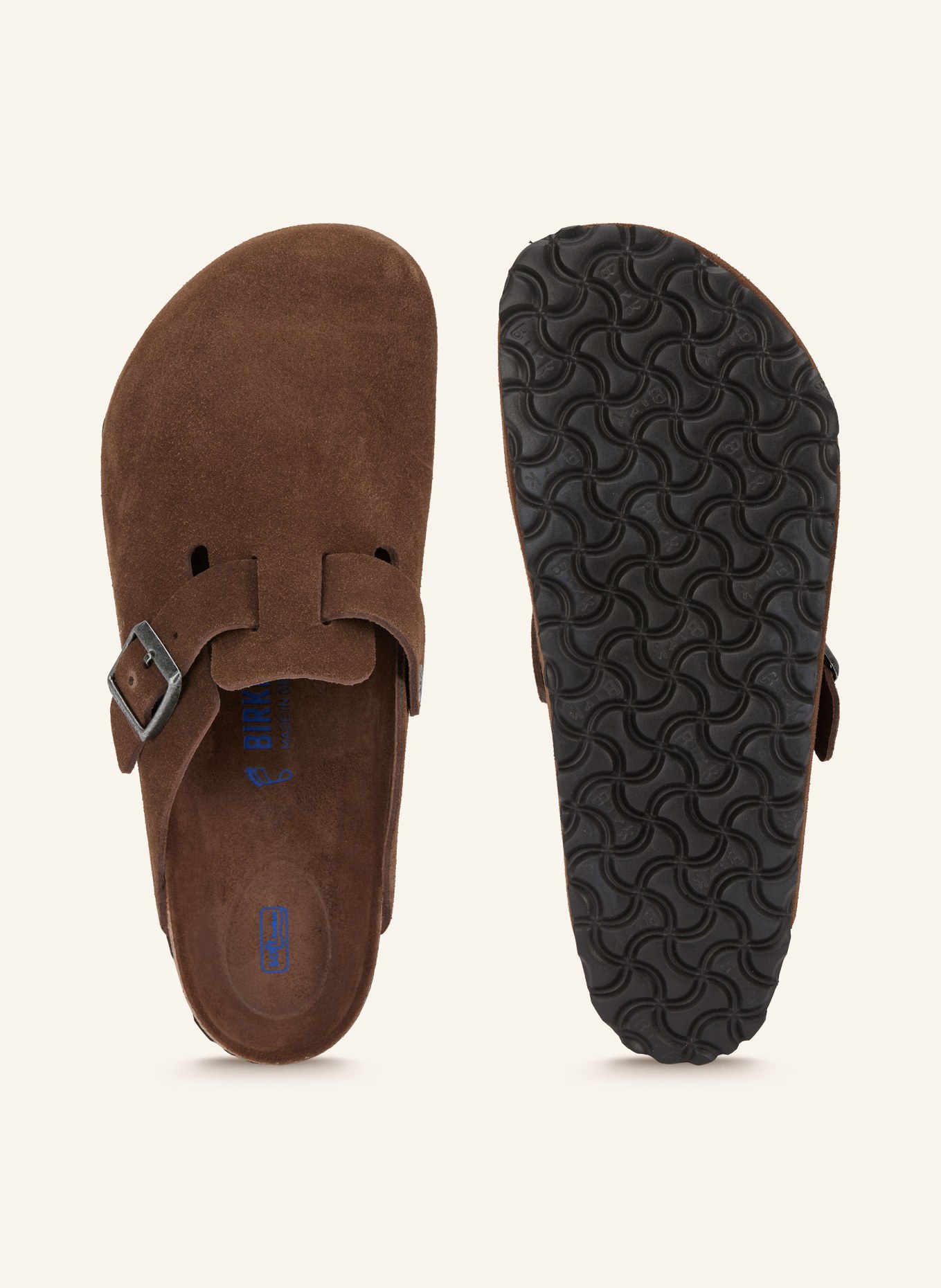 BIRKENSTOCK Pantoletten BOSTON: DUNKELBRAUN