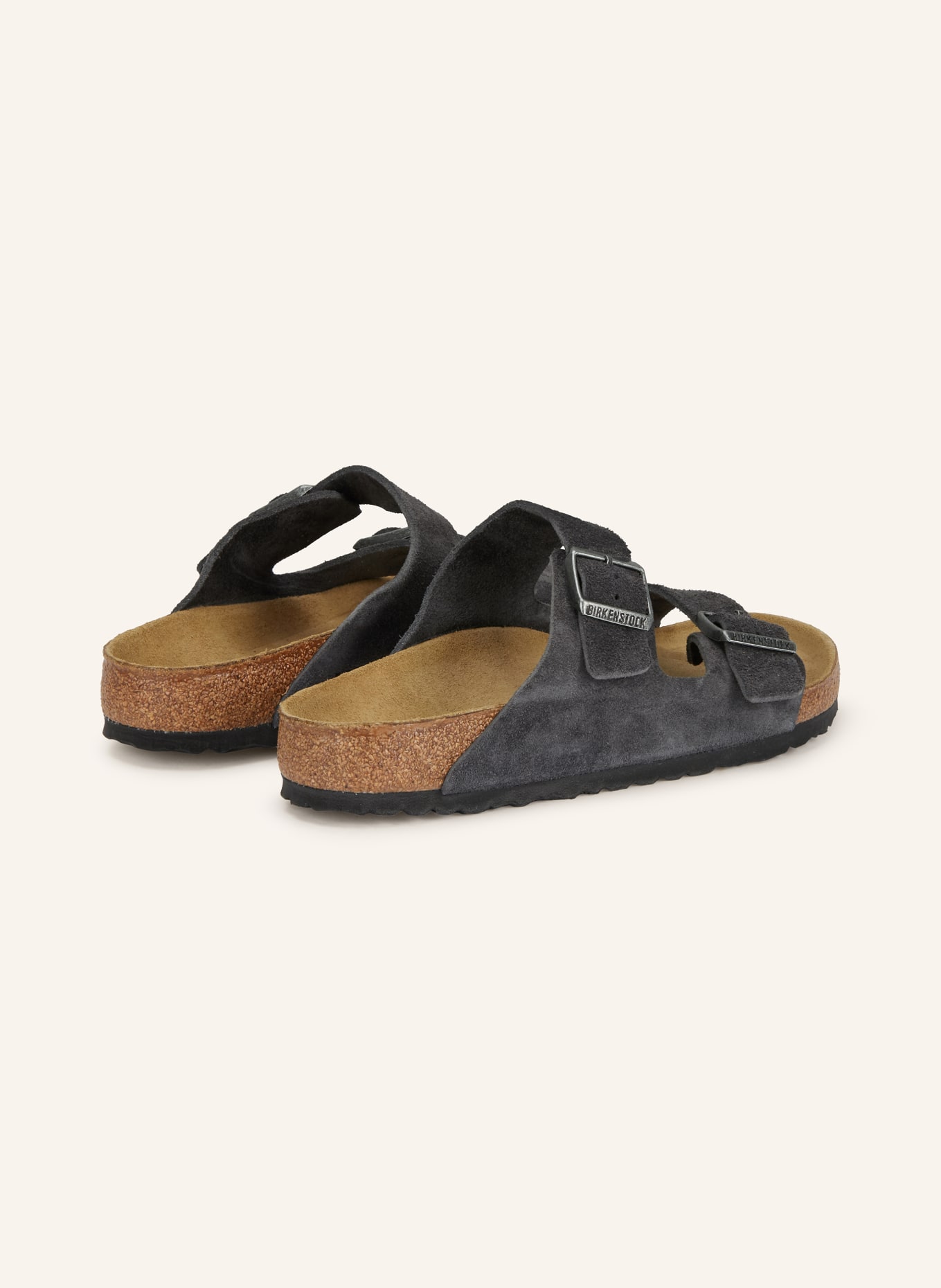 BIRKENSTOCK ARIZONA mules: DARK GRAY